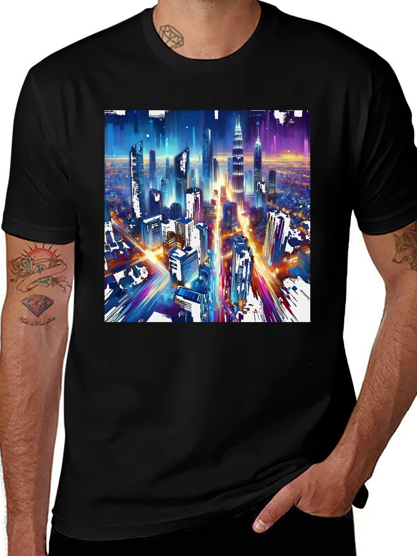 Variant 24 of Cityscape Graphic T-Shirt