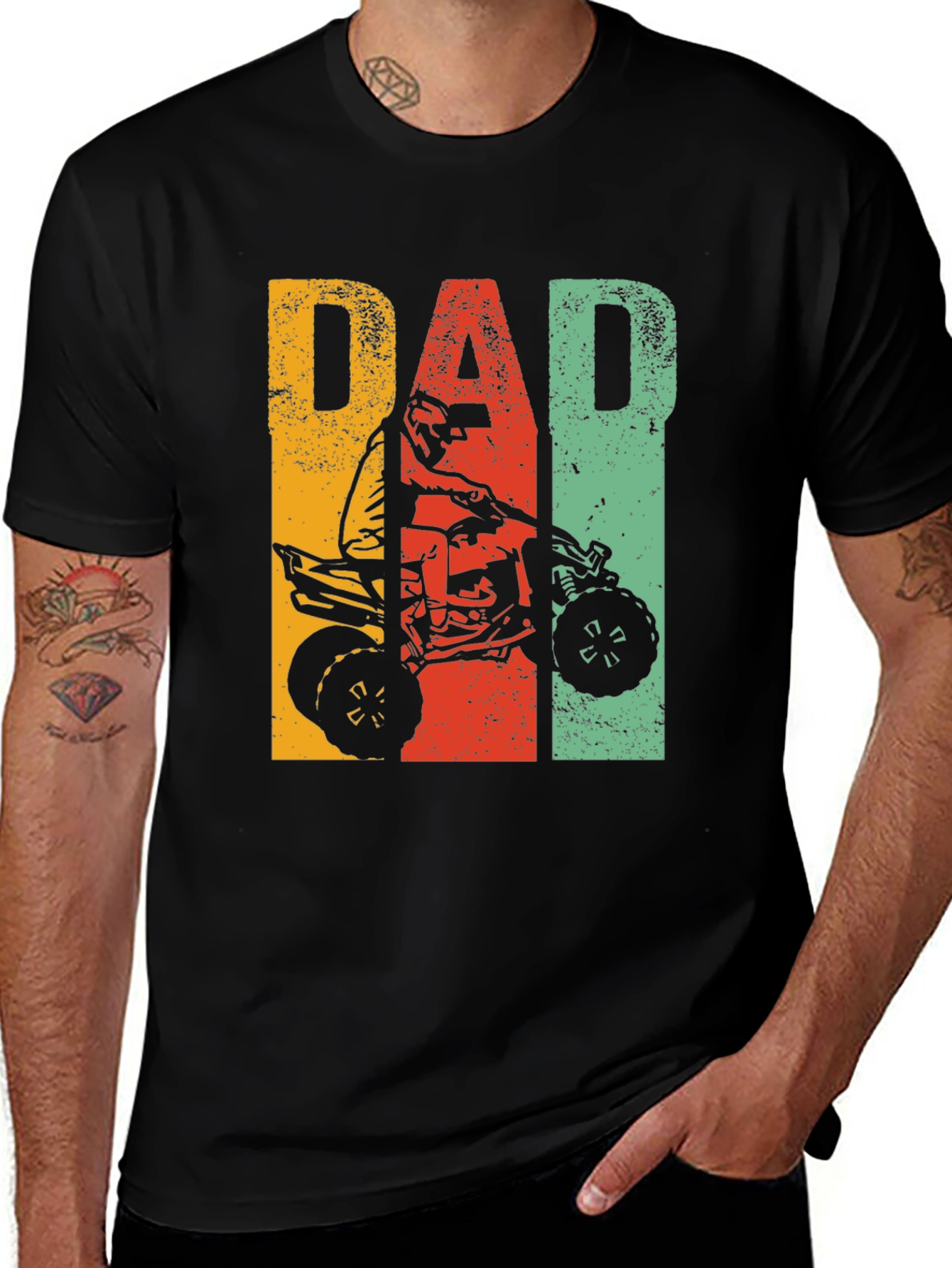 Variant 9 of Dad ATV T-Shirt - Off Road Gift