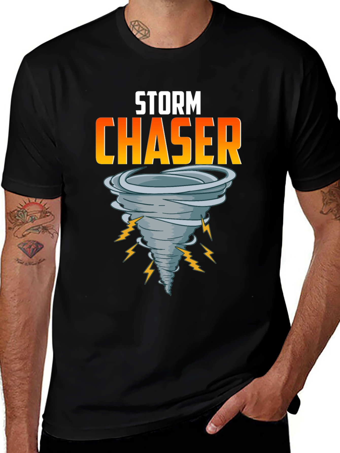 Storm Chaser Tornado Graphic Tee - Adventure T-Shirt