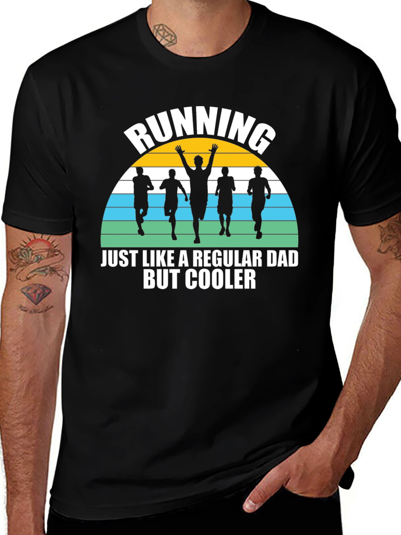 Variant 7 of Cool Running Dad T-Shirt
