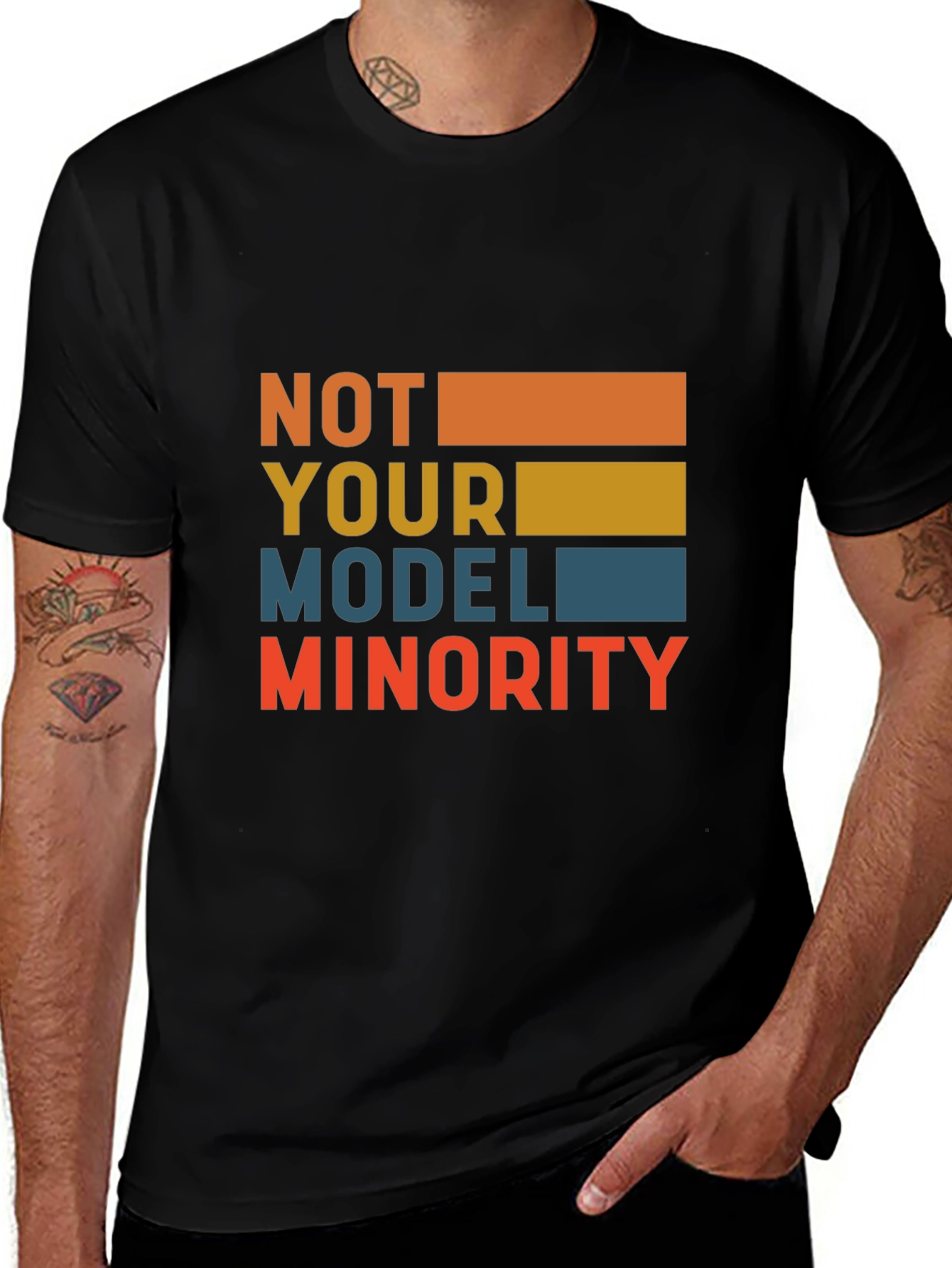 Variant 29 of Not Your Model Minority Graphic Tee
