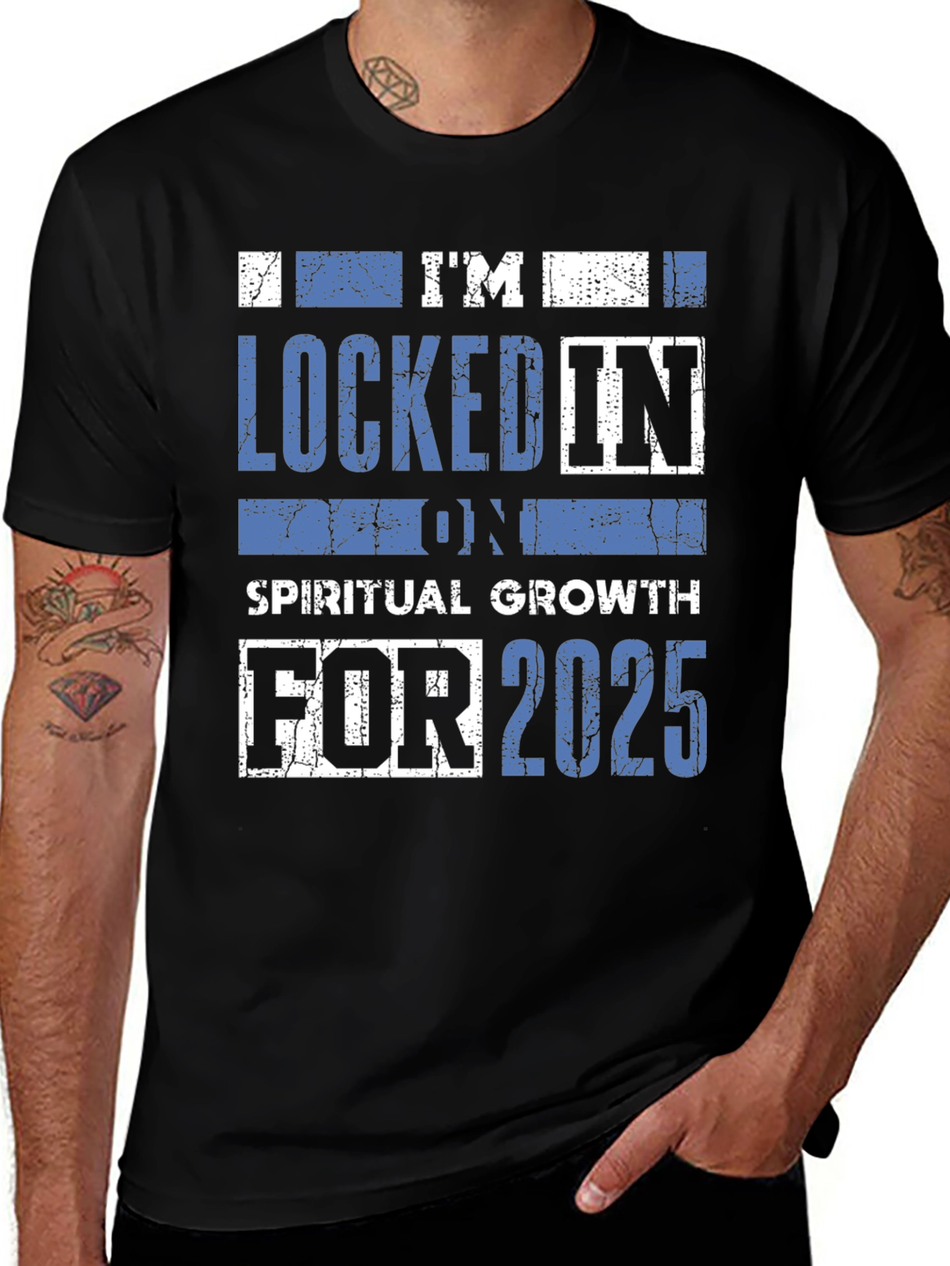 Variant 5 of Locked In Spiritual Growth 2025 T-Shirt