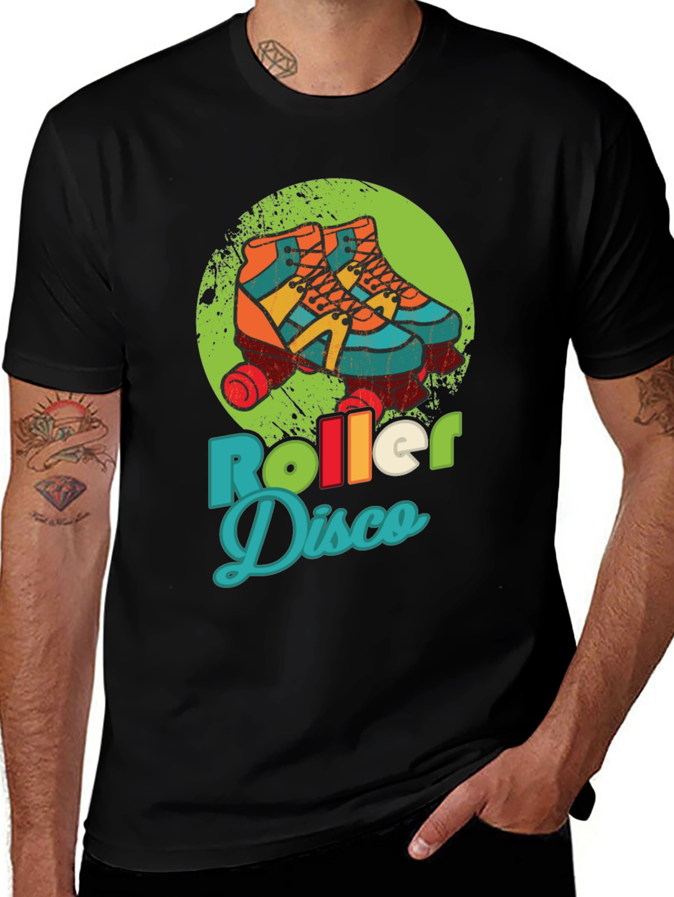 Variant 23 of Retro Roller Disco T-Shirt - Vintage Style Skating Tee