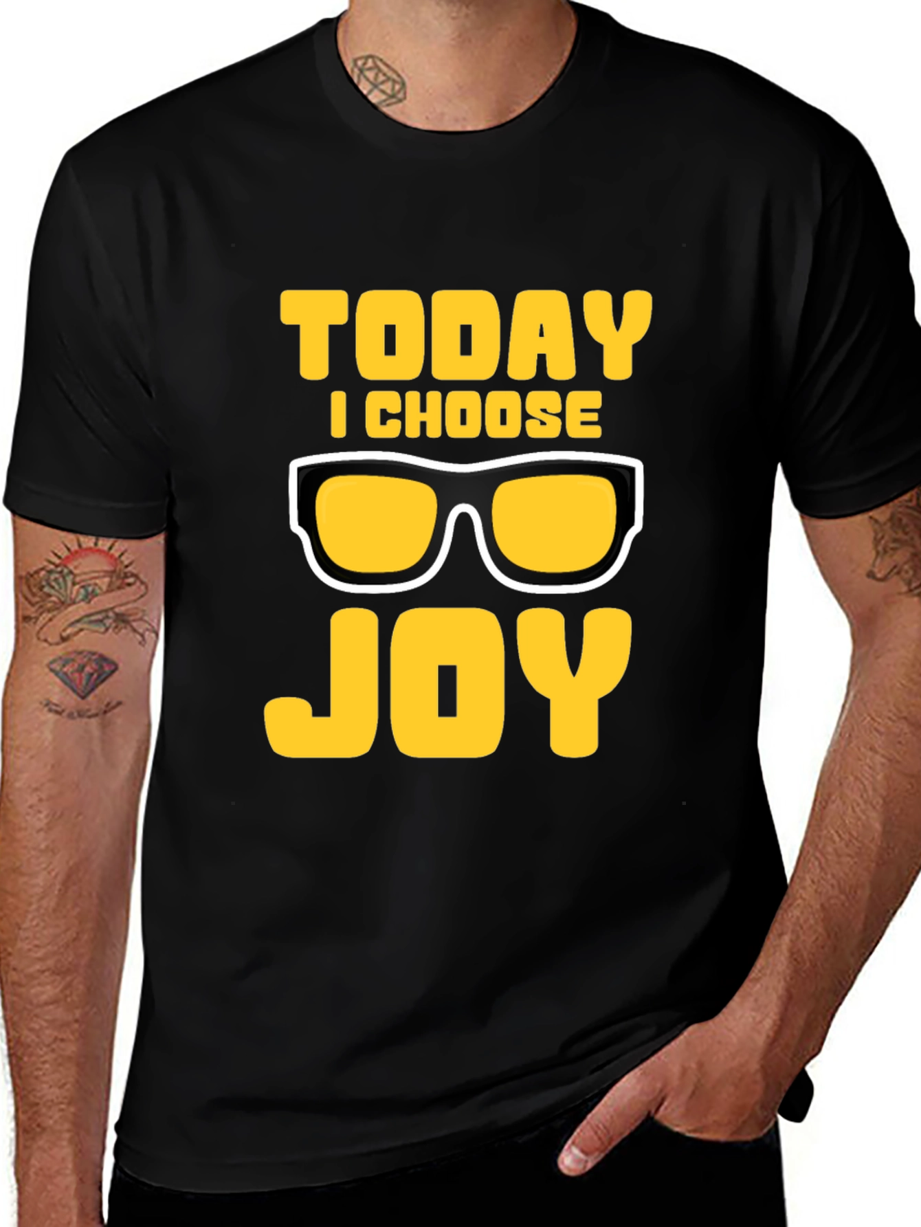 Variant 19 of Today I Choose Joy T-Shirt - Motivational Graphic Tee
