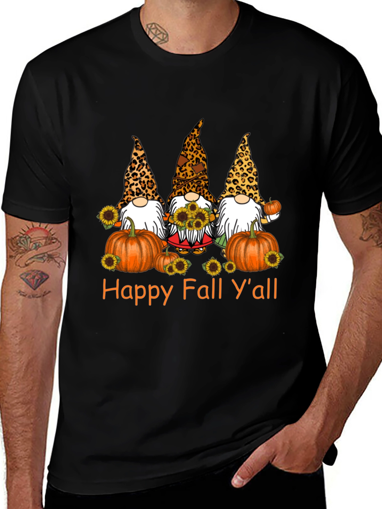 Happy Fall Y'all Gnomes Tee