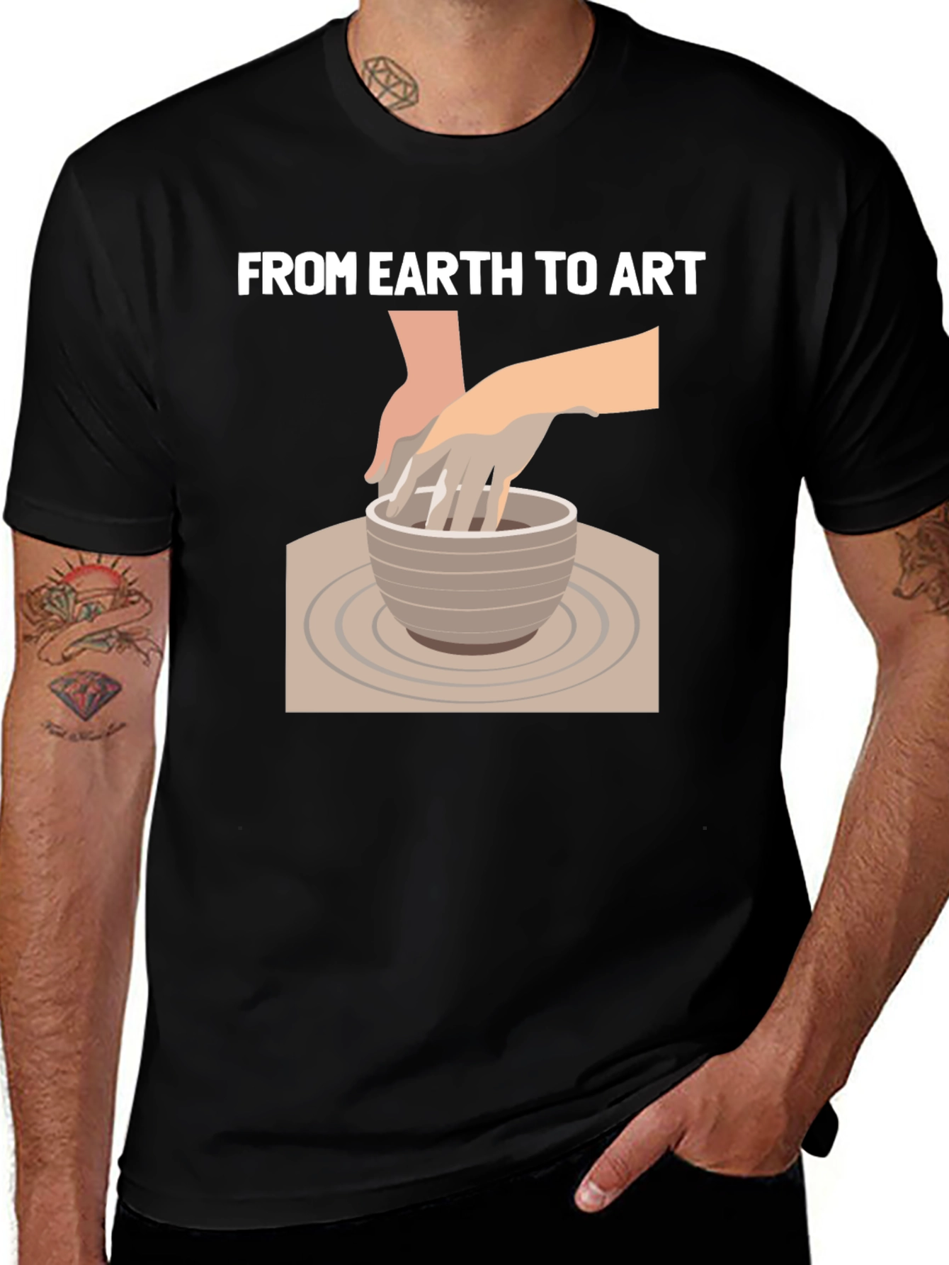 Variant 26 of From Earth to Art Black T-Shirt
