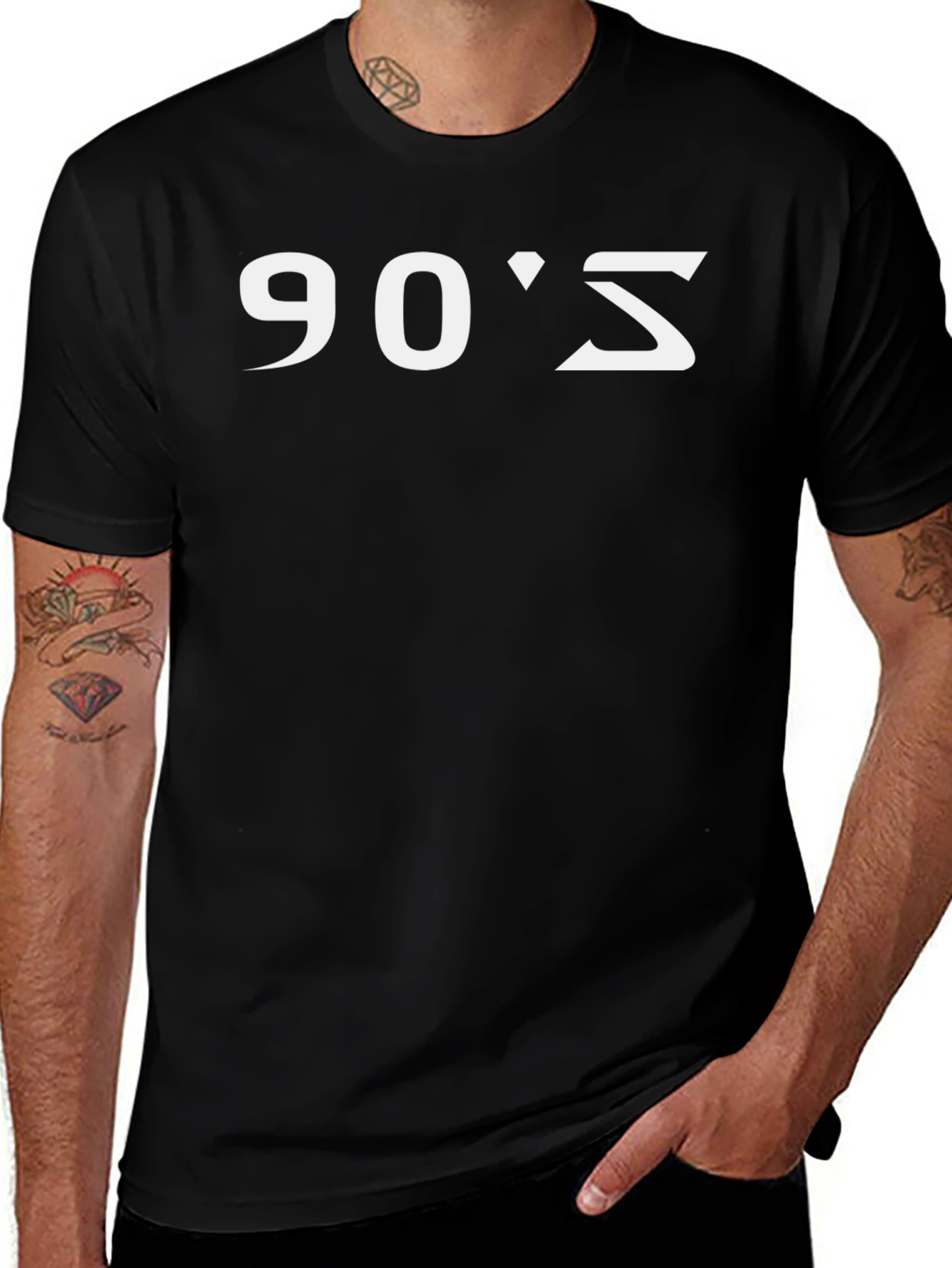 90's Throwback Black T-Shirt