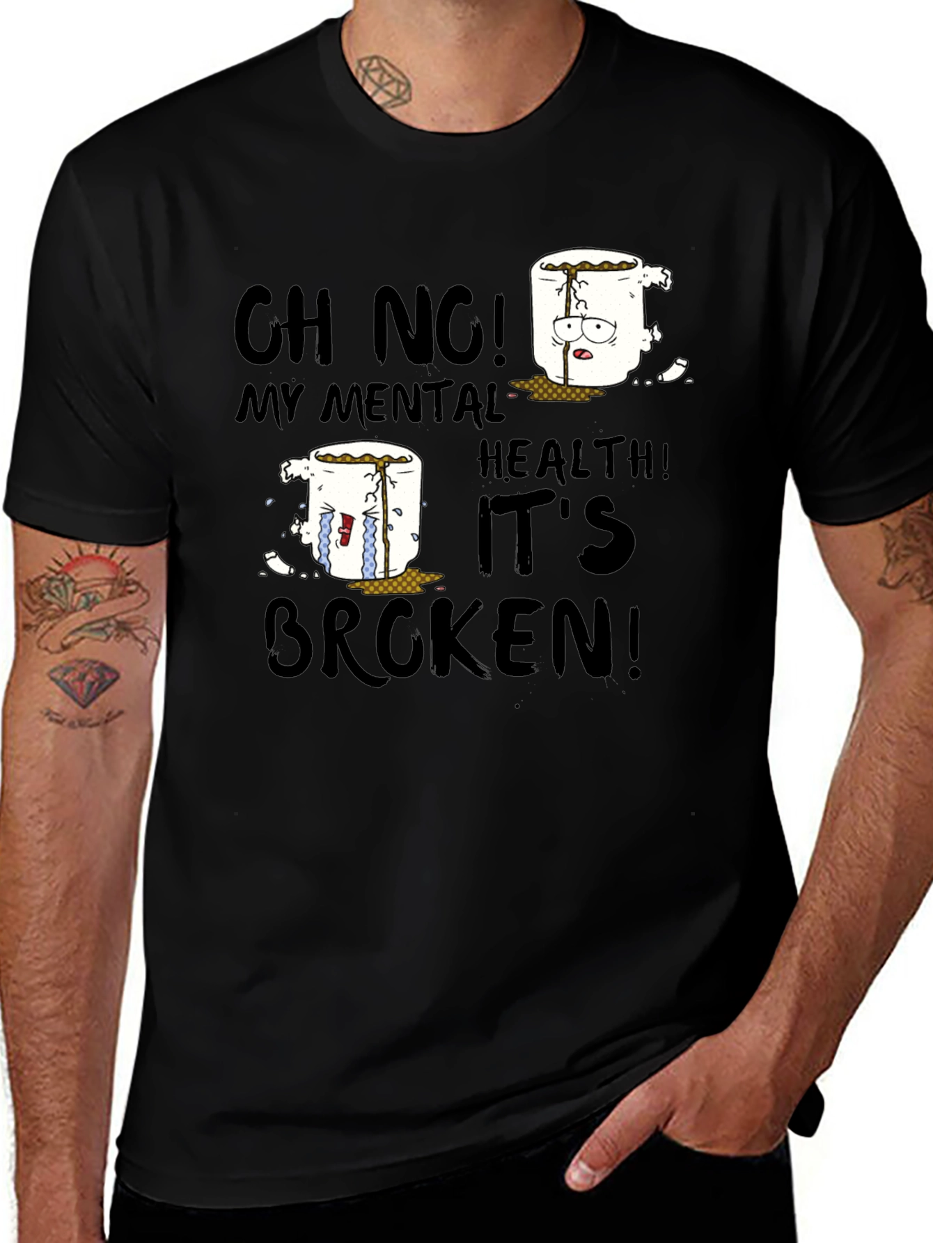 Variant 29 of Broken Mental Health T-Shirt