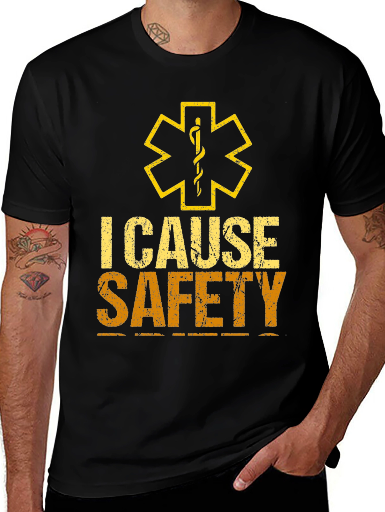 I Cause Safety EMT T-Shirt - First Responder Apparel