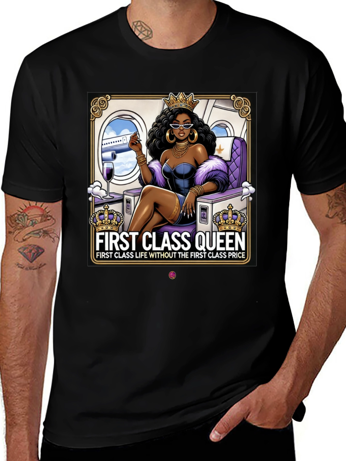 Variant 2 of First Class Queen Graphic T-Shirt