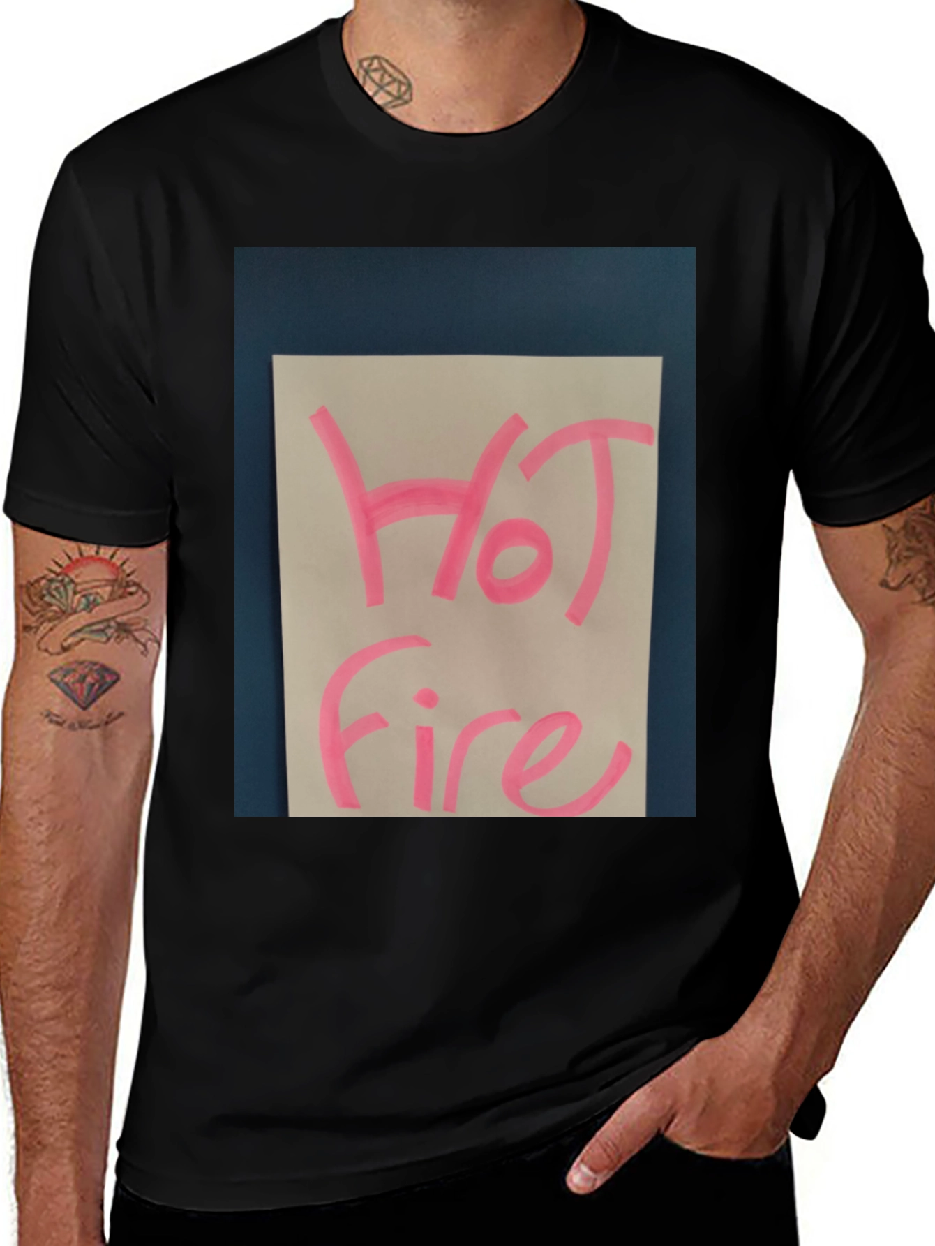 Variant 13 of Hot Fire Graphic Tee
