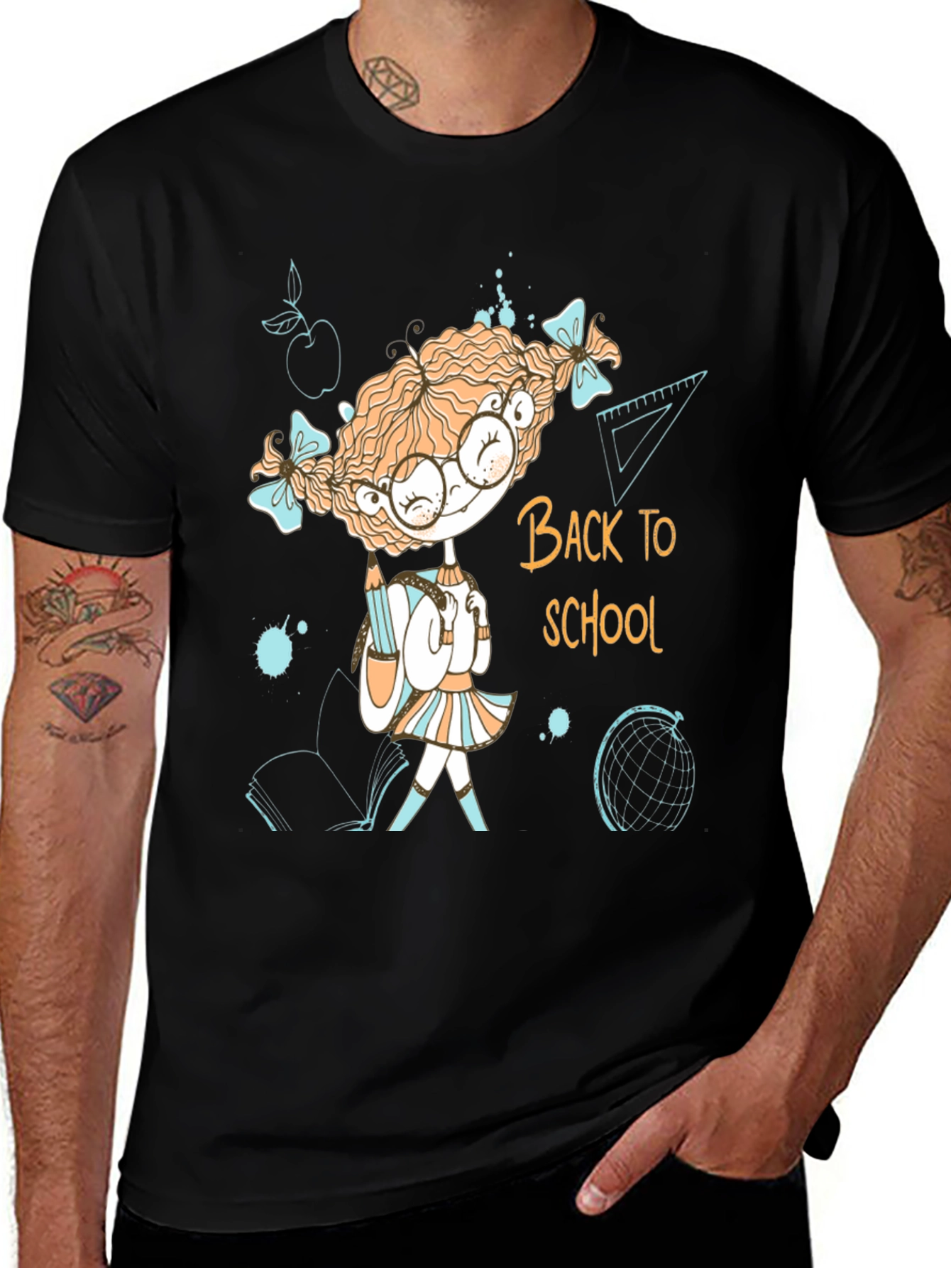 Variant 30 of Back to School Graphic Tee for Men