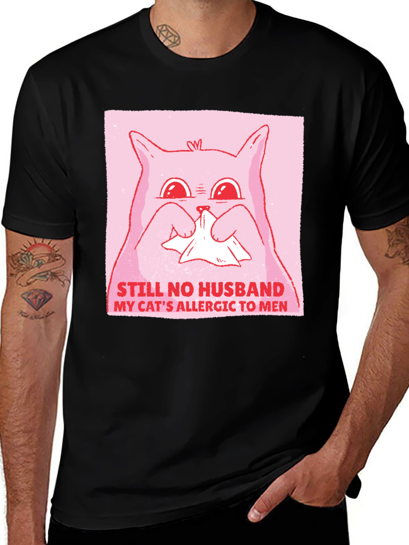 Variant 6 of Still No Husband T-Shirt