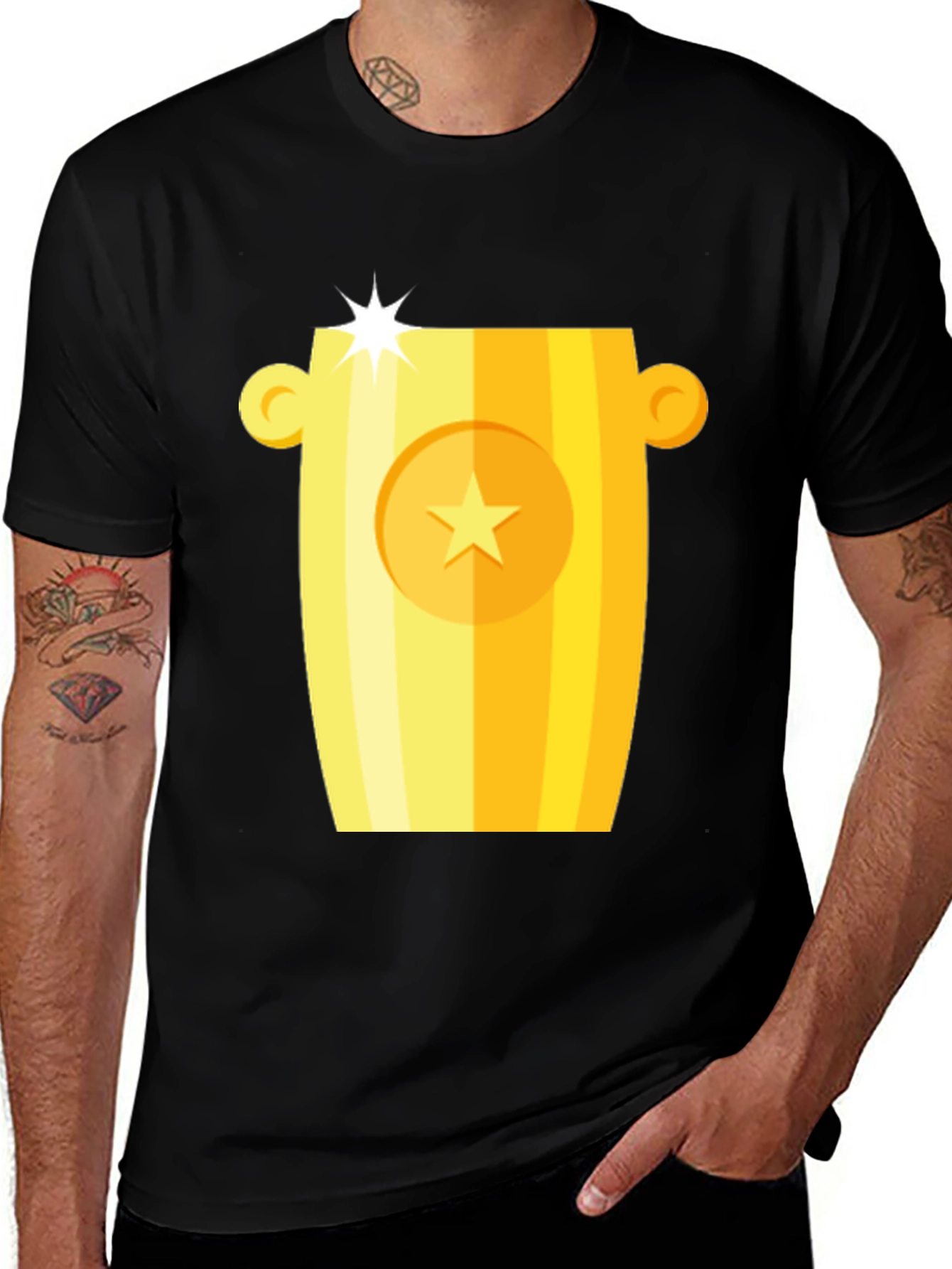 Variant 9 of Golden Trophy Graphic T-Shirt
