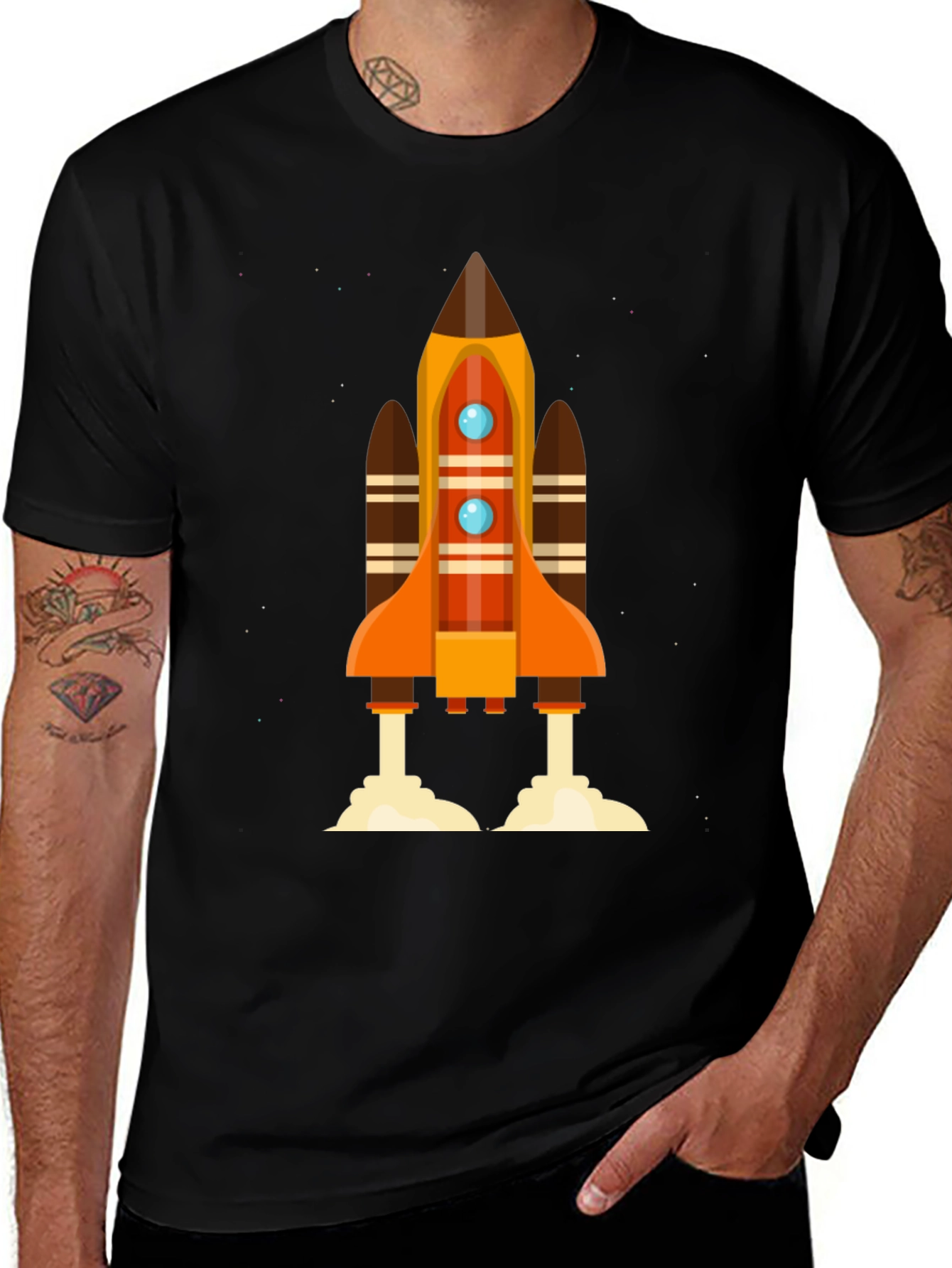 Rocket Launch Graphic T-Shirt