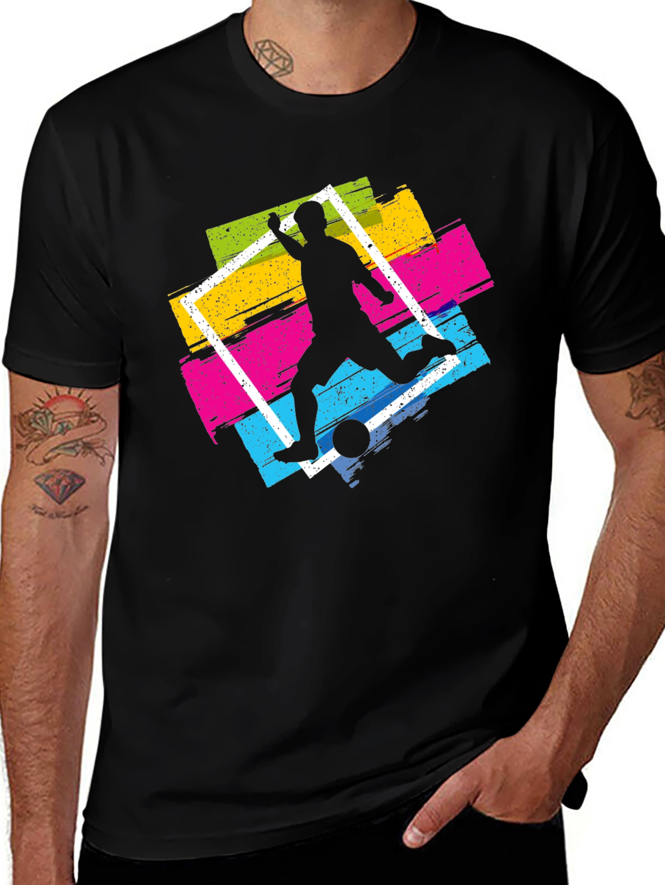 Variant 20 of Soccer Silhouette Graphic Tee