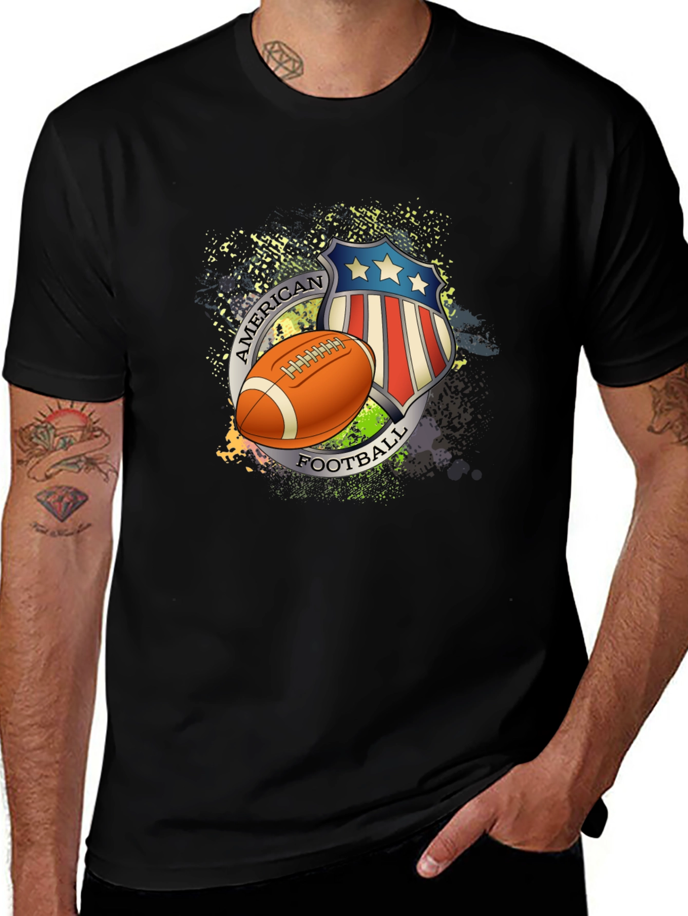 Variant 9 of American Football Graphic T-Shirt