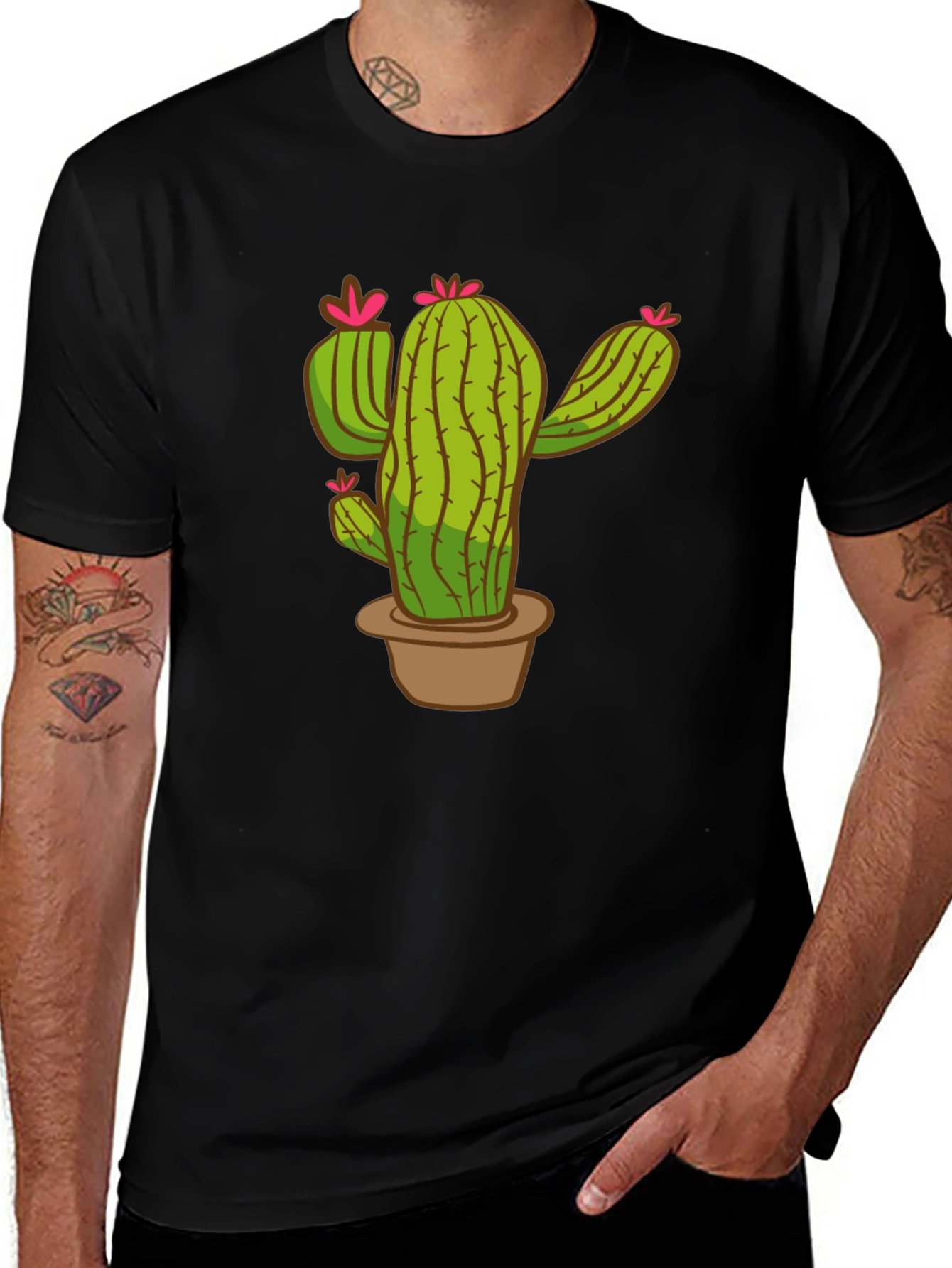 Variant 8 of Cactus Graphic T-Shirt - Unisex Crew Neck Tee