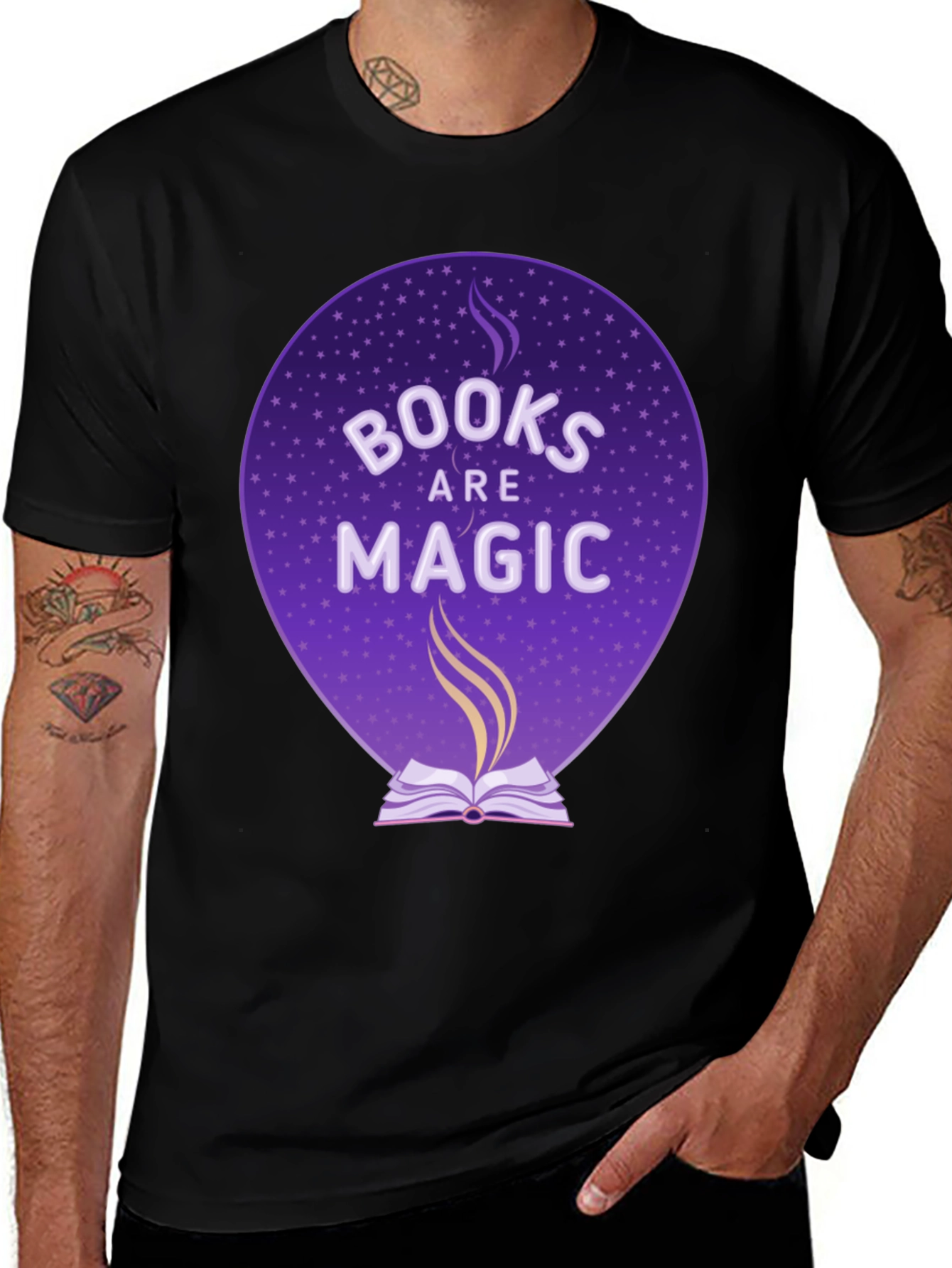 Variant 5 of Books are Magic T-Shirt