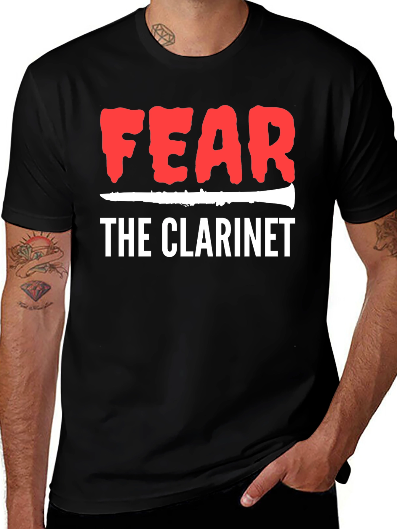 Fear The Clarinet Graphic Tee