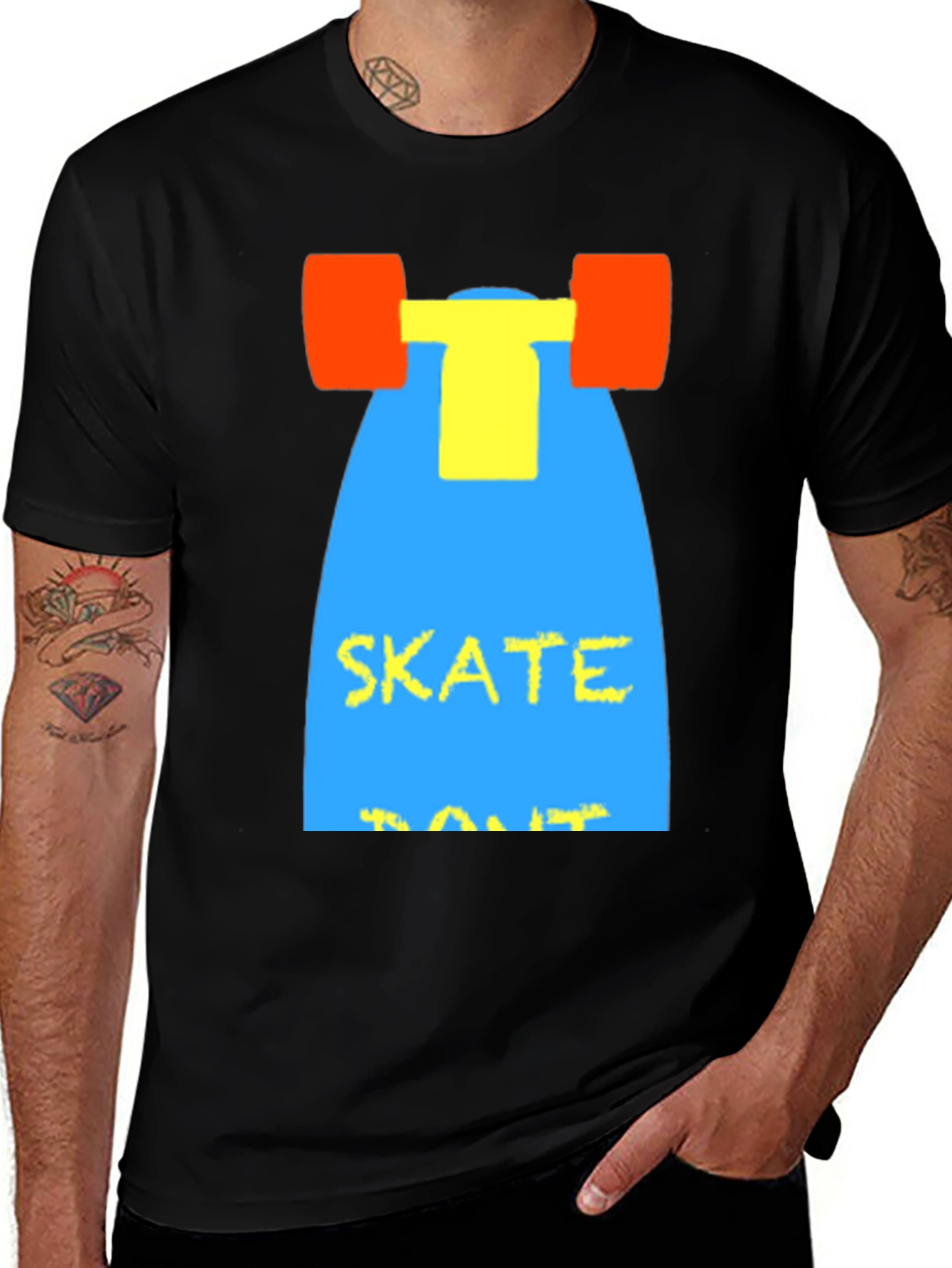 Variant 6 of Skate Graphic Tee - Casual Comfort