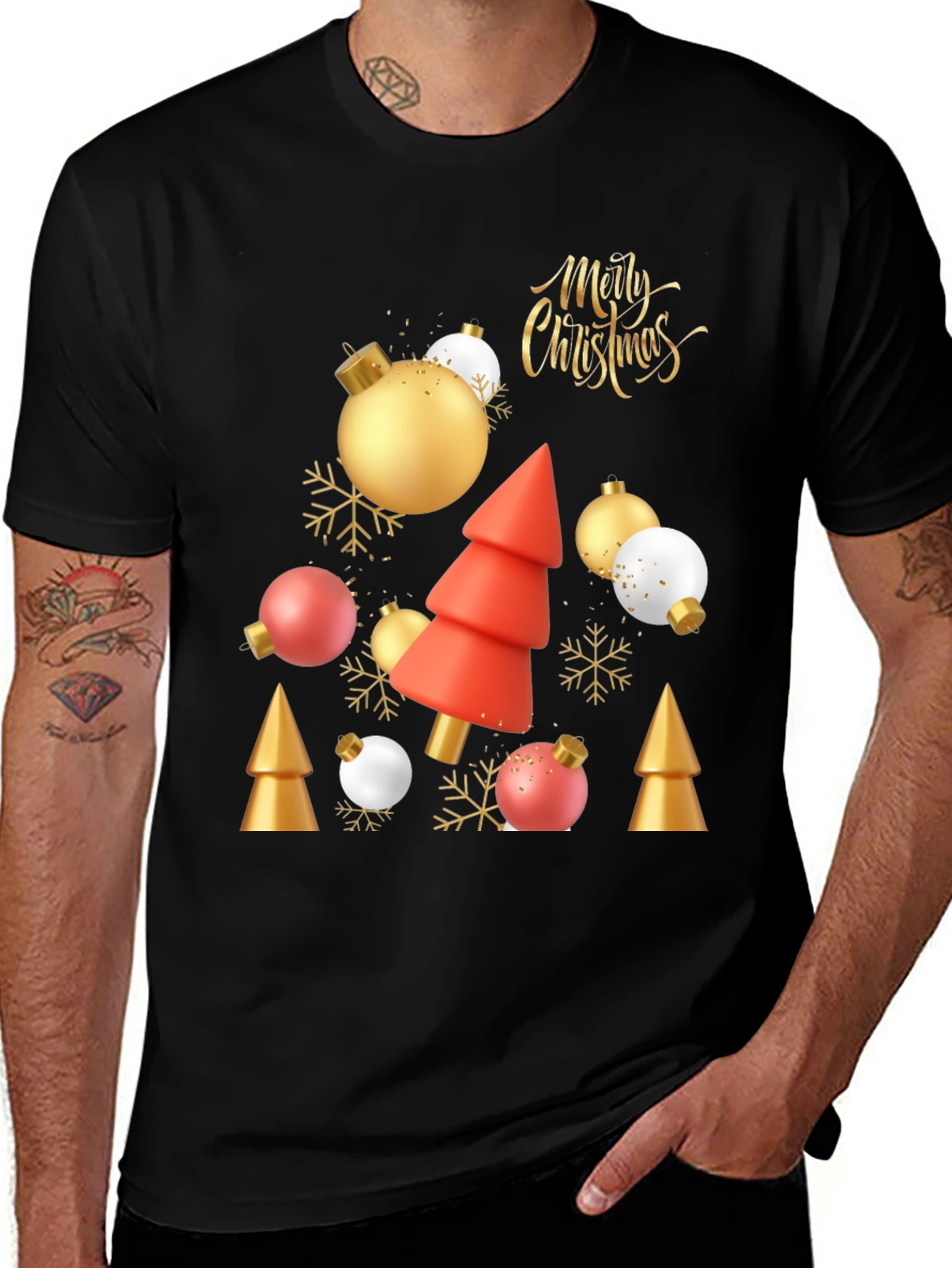 Festive Christmas Graphic Tee