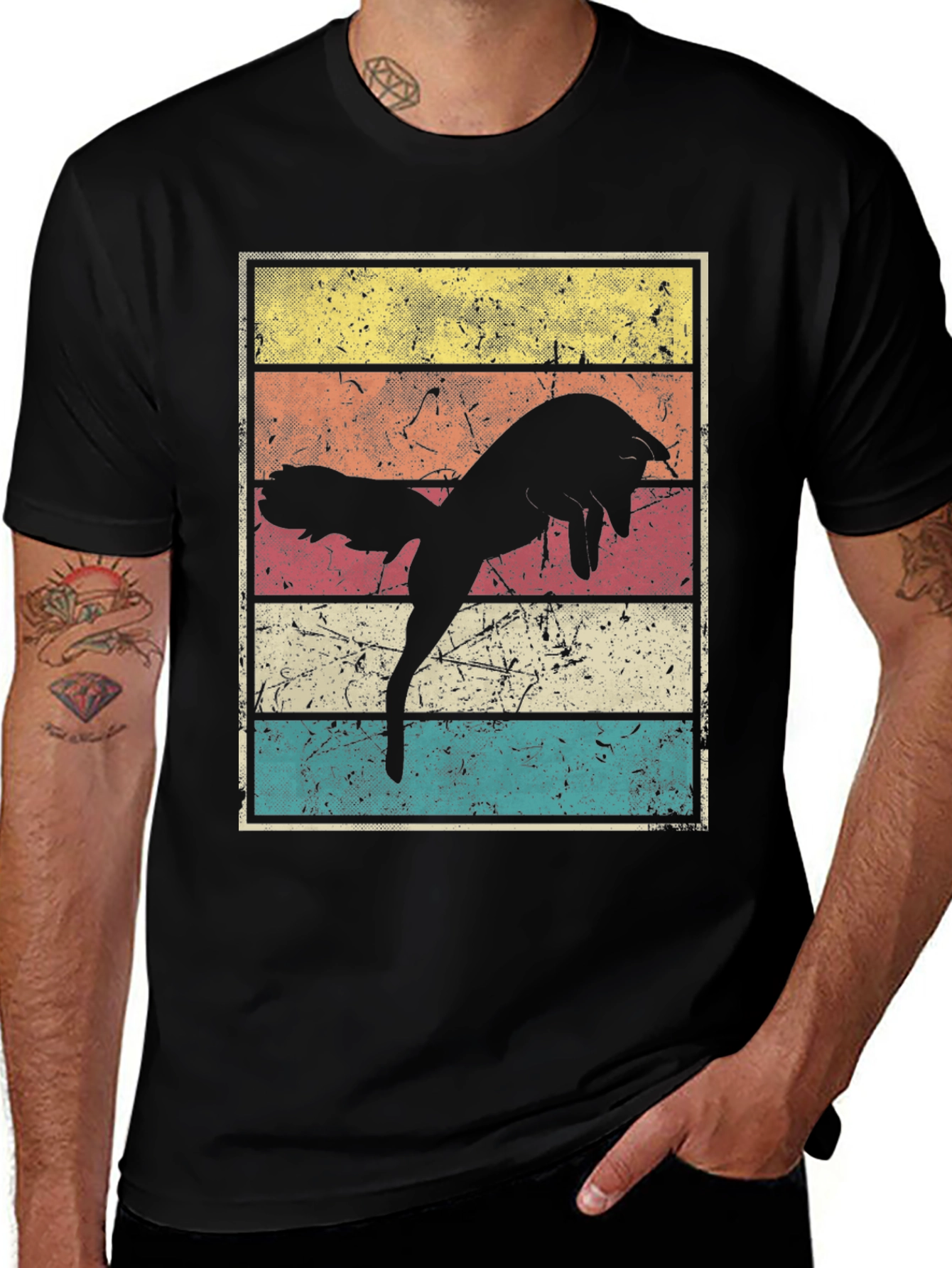 Variant 23 of Retro Horse T-Shirt - Vintage Equestrian Design