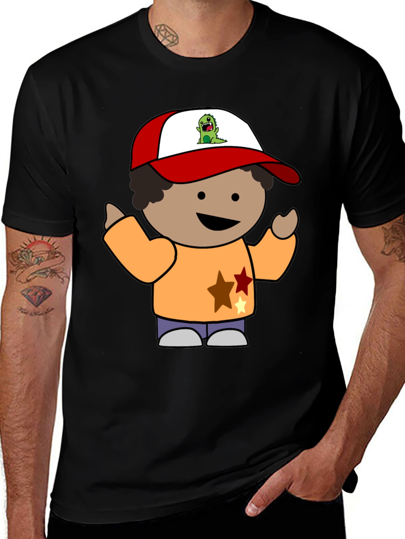 Variant 30 of Cartoon Character T-Shirt