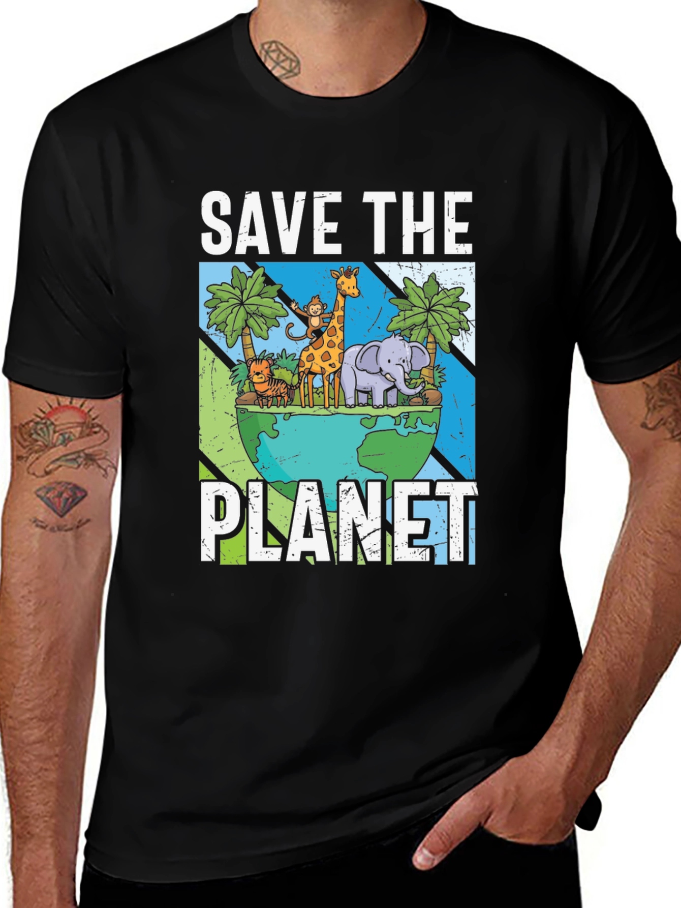Variant 7 of Save The Planet Graphic T-Shirt