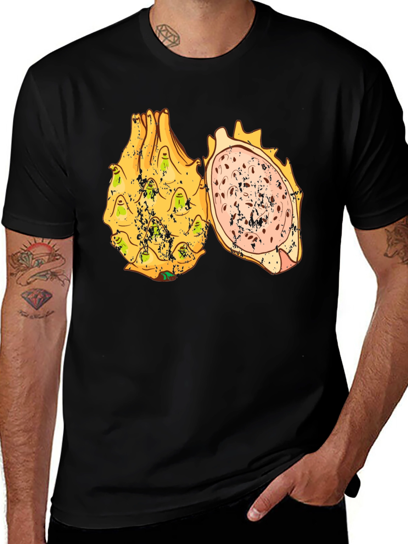 Variant 19 of Dragon Fruit Graphic Tee - Unique Fruit Design Shirt