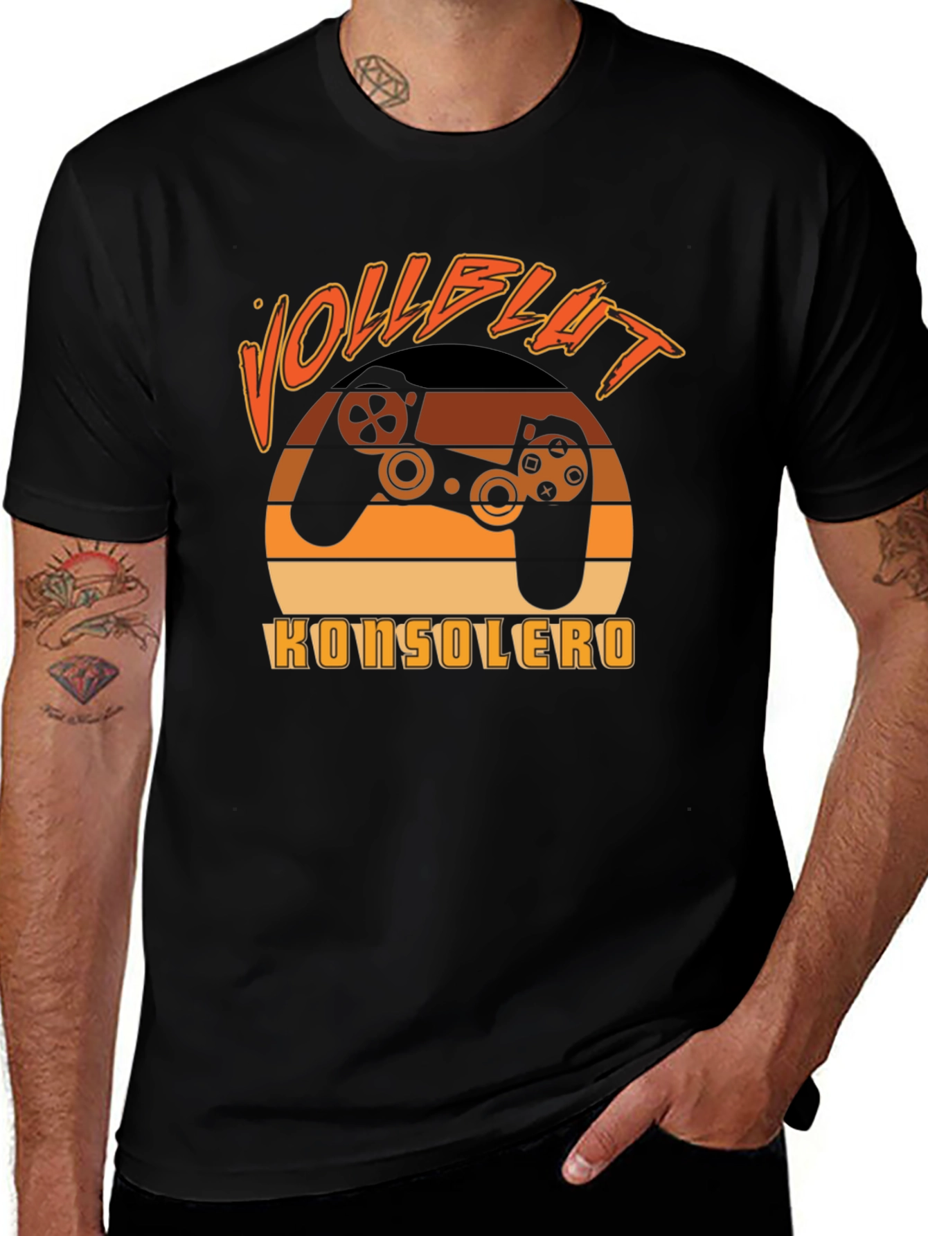 Vollblut Konsolero Retro Gaming T-Shirt