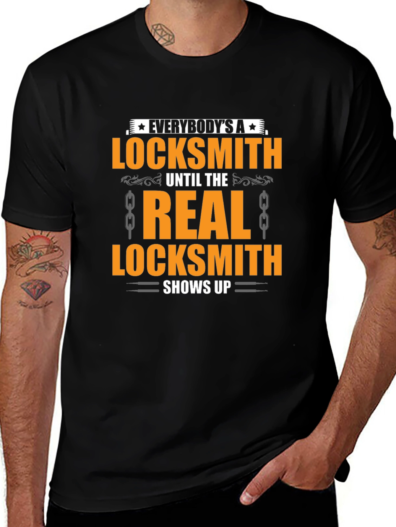Variant 26 of Locksmith T-Shirt: Funny Locksmith Gift Tee