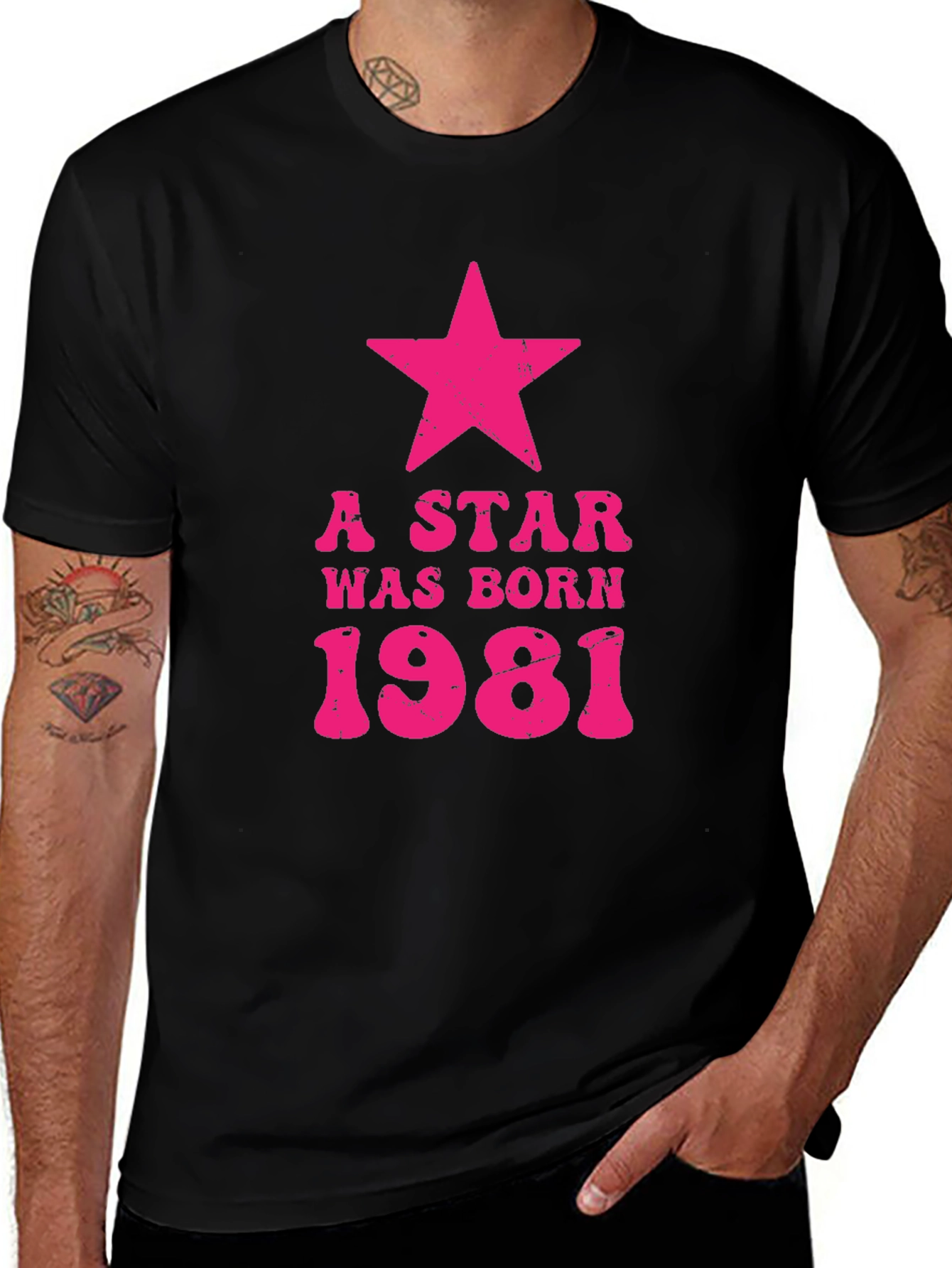 A Star Was Born 1981 Birthday T-Shirt