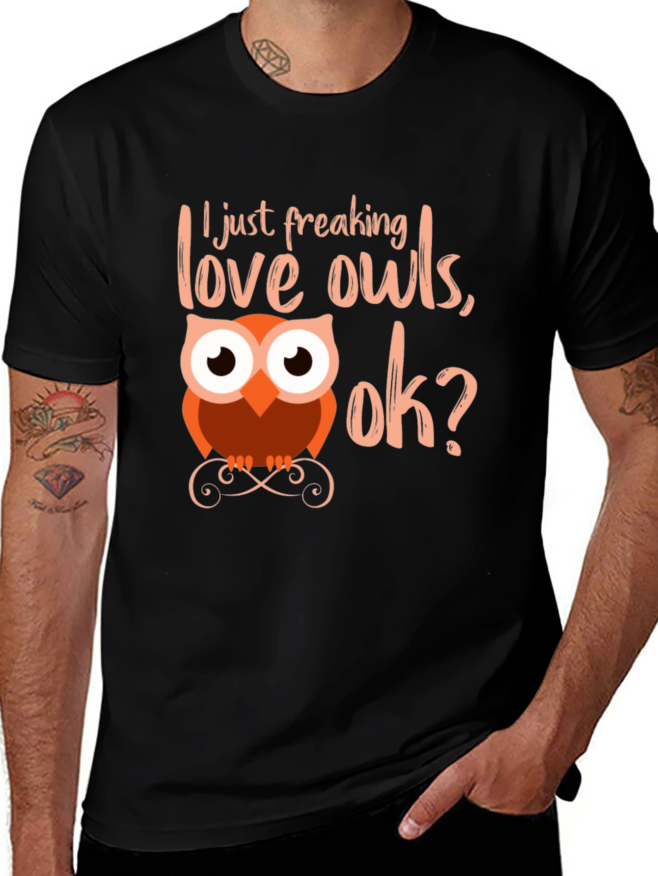 Variant 24 of I Love Owls Graphic Tee