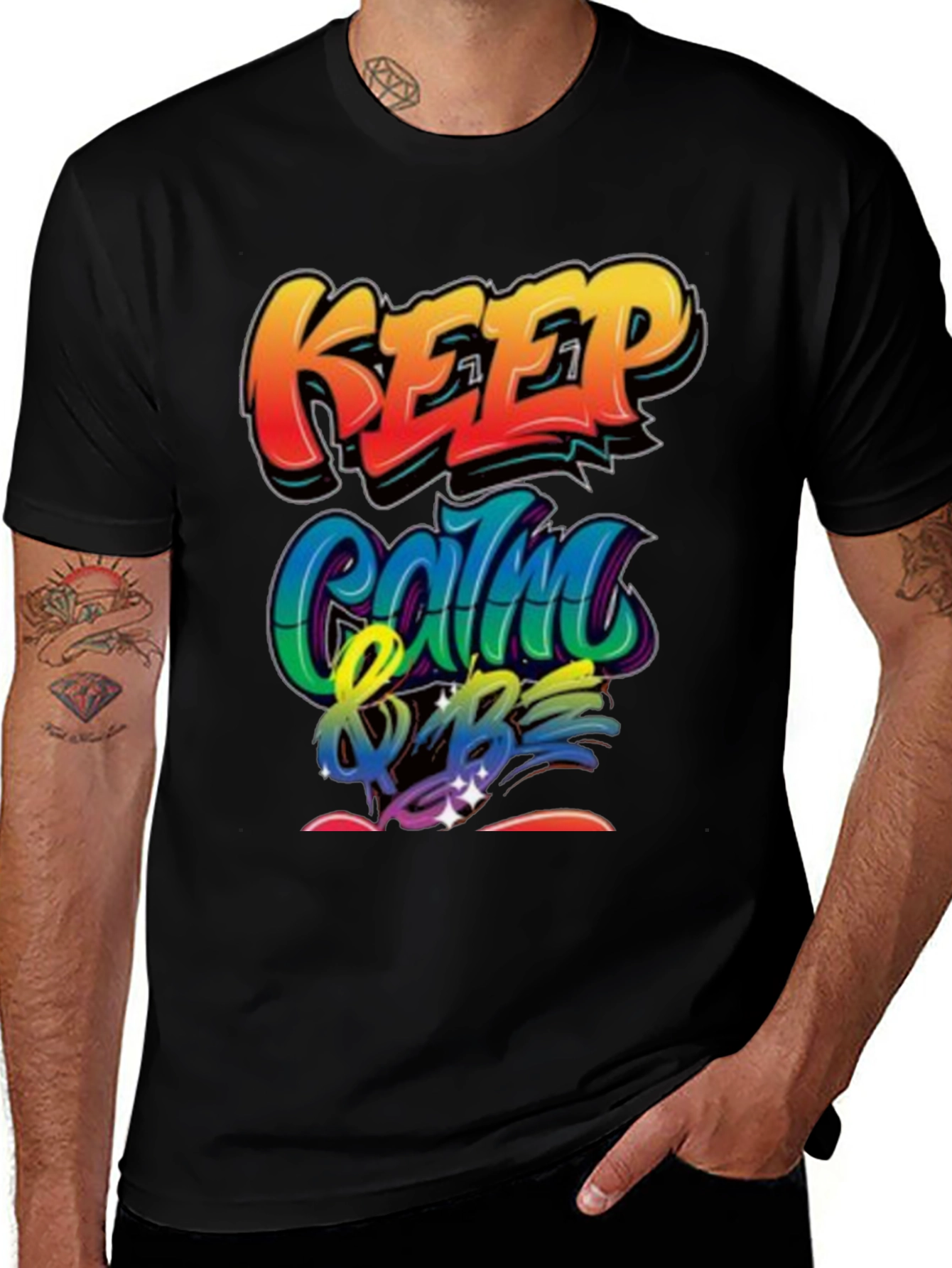 Variant 24 of Keep Calm & Be Colorful Graphic Tee