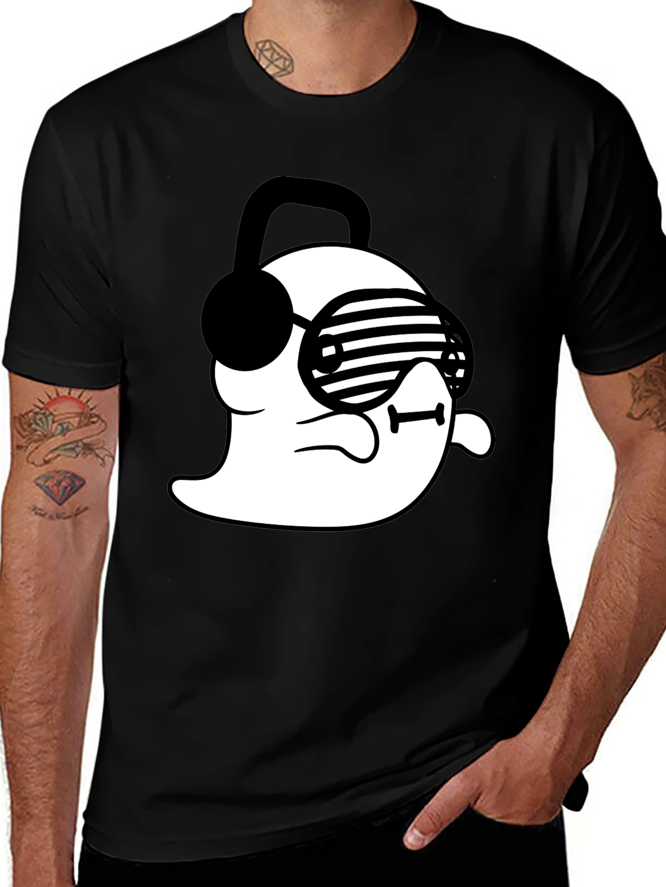 Ghost DJ Graphic Tee - Cool & Casual Style