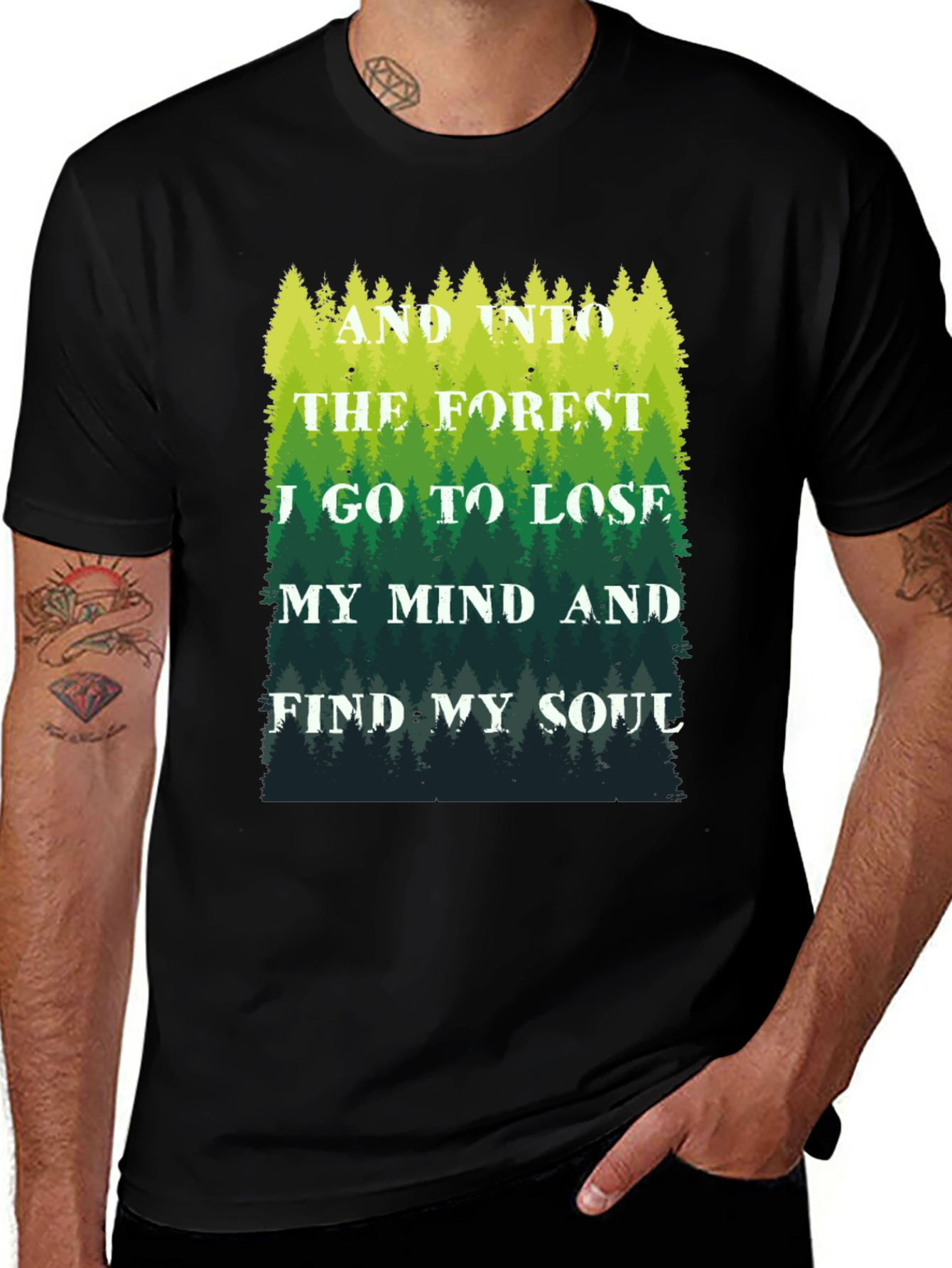 Variant 27 of Forest Soul T-Shirt: Find Yourself Outdoors