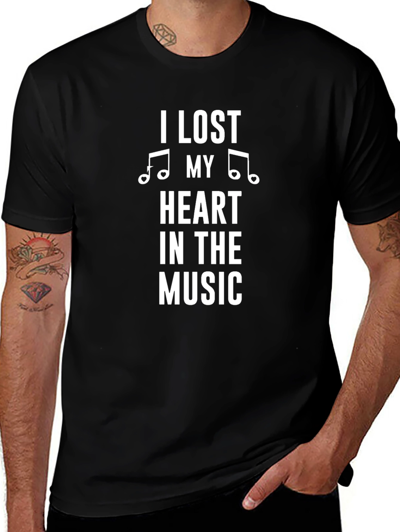 Variant 10 of I Lost My Heart in the Music T-Shirt