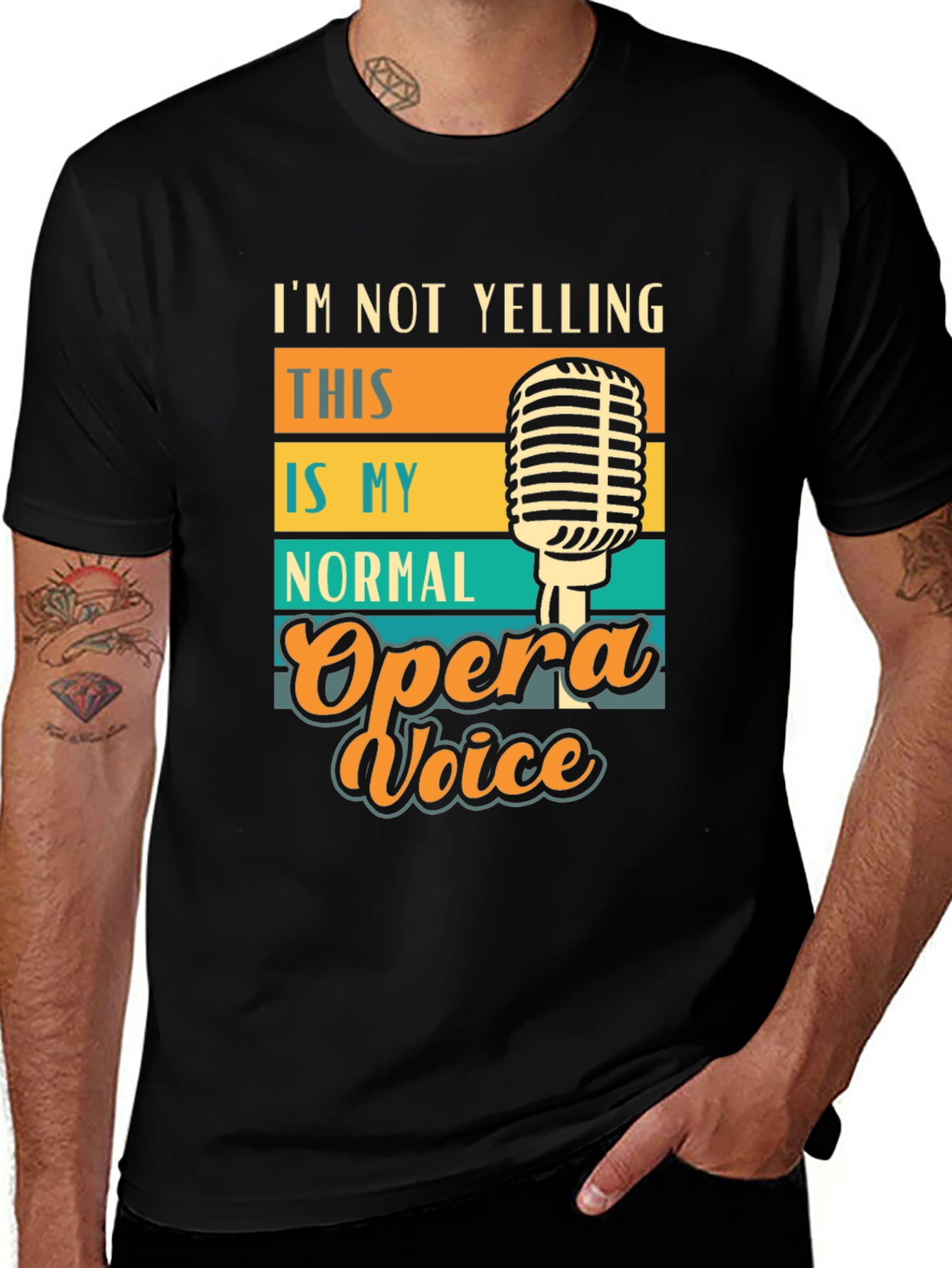 Variant 3 of Opera Voice Graphic Tee - I'm Not Yelling!