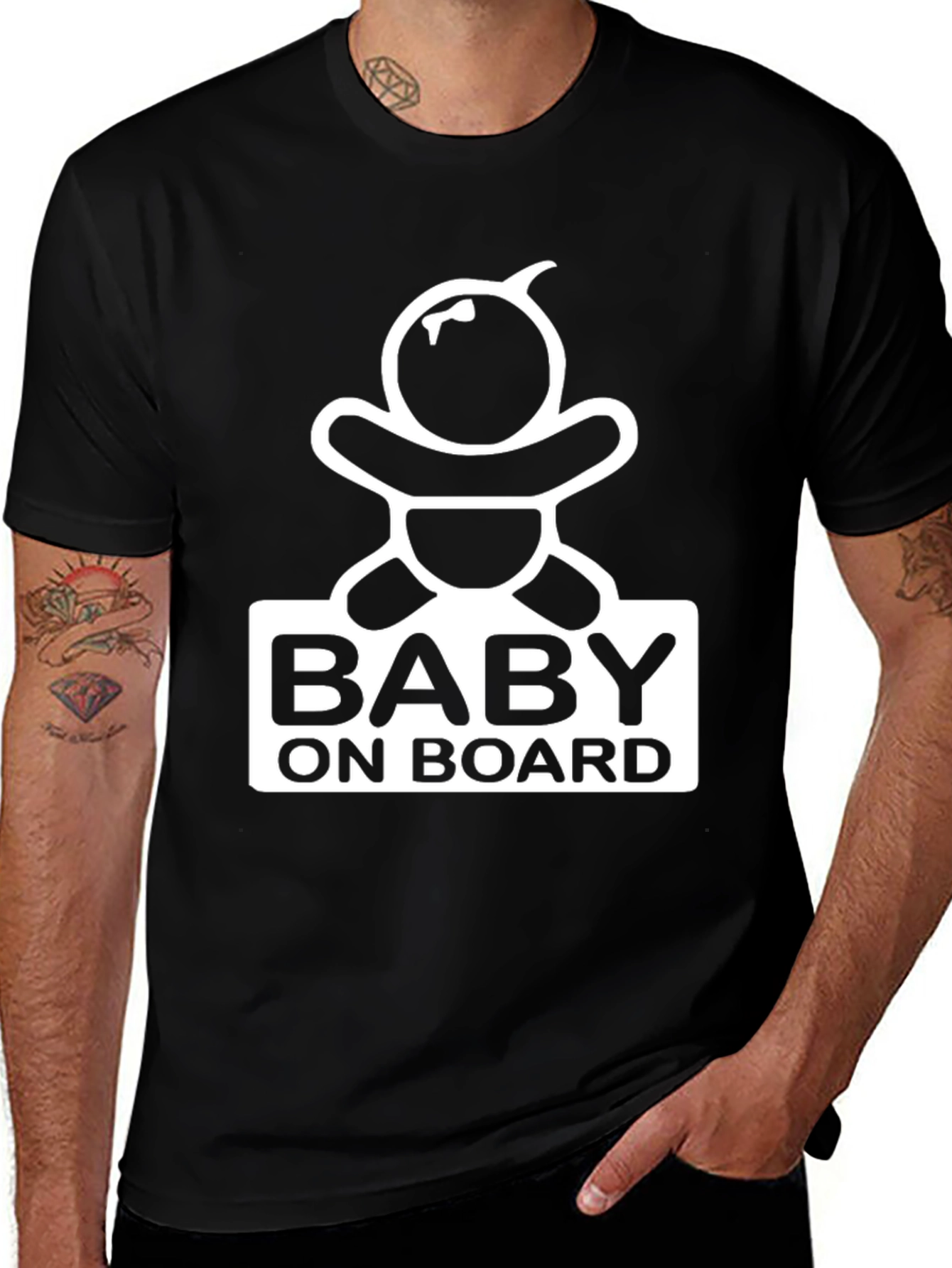 Variant 3 of Baby On Board T-Shirt - New Parent Apparel