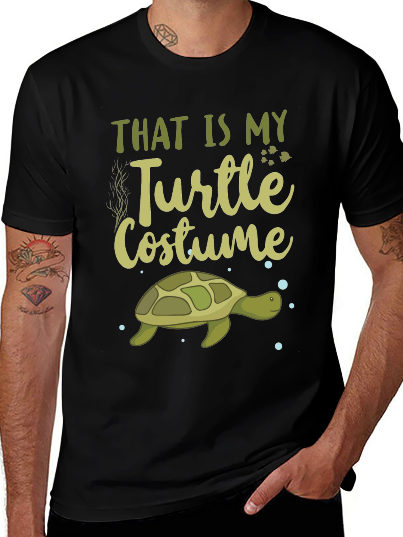 Variant 24 of Turtle Costume T-Shirt - Funny Halloween Tee