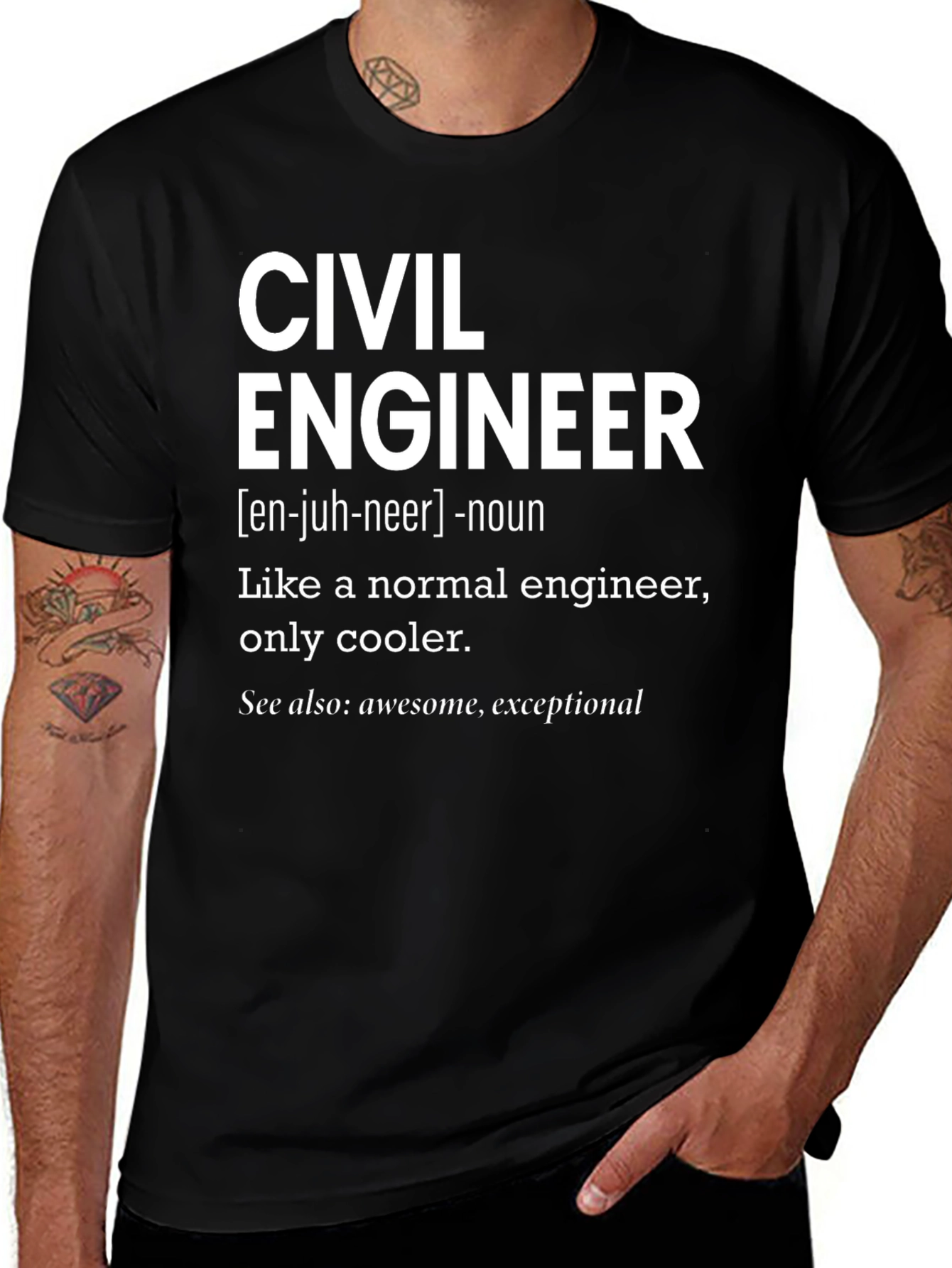 Variant 25 of Civil Engineer Definition T-Shirt