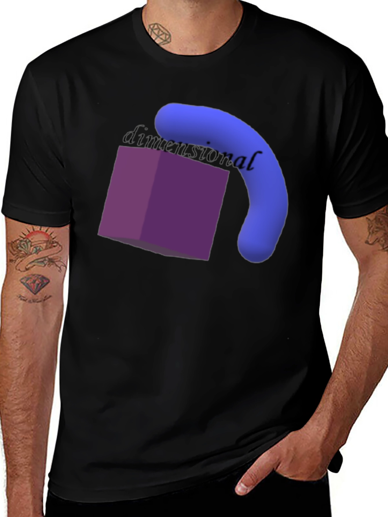 Variant 26 of Dimensional T-Shirt - Unique Graphic Tee for Casual Wear
