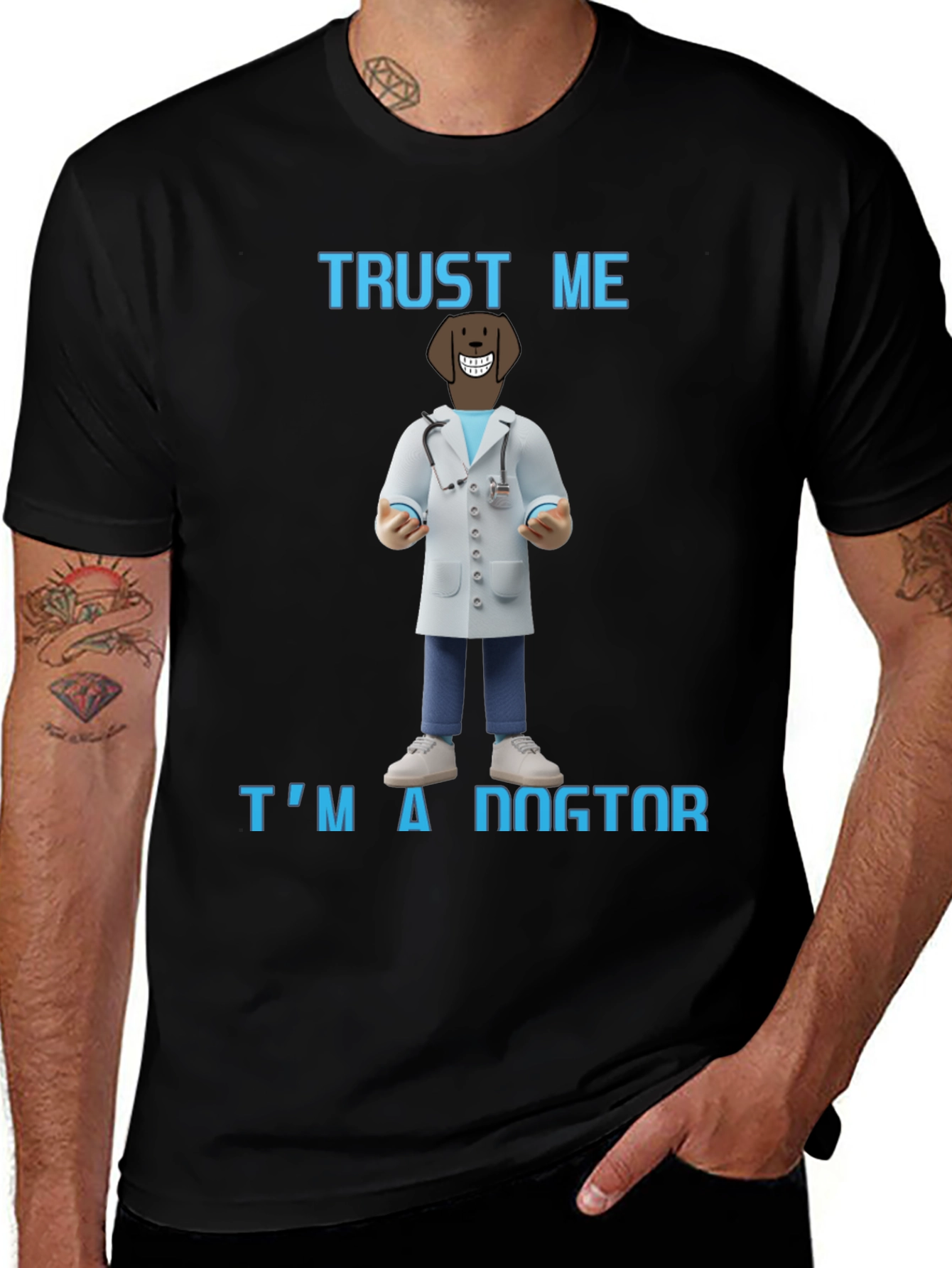 Variant 7 of Trust Me I'm A Dogtor T-Shirt