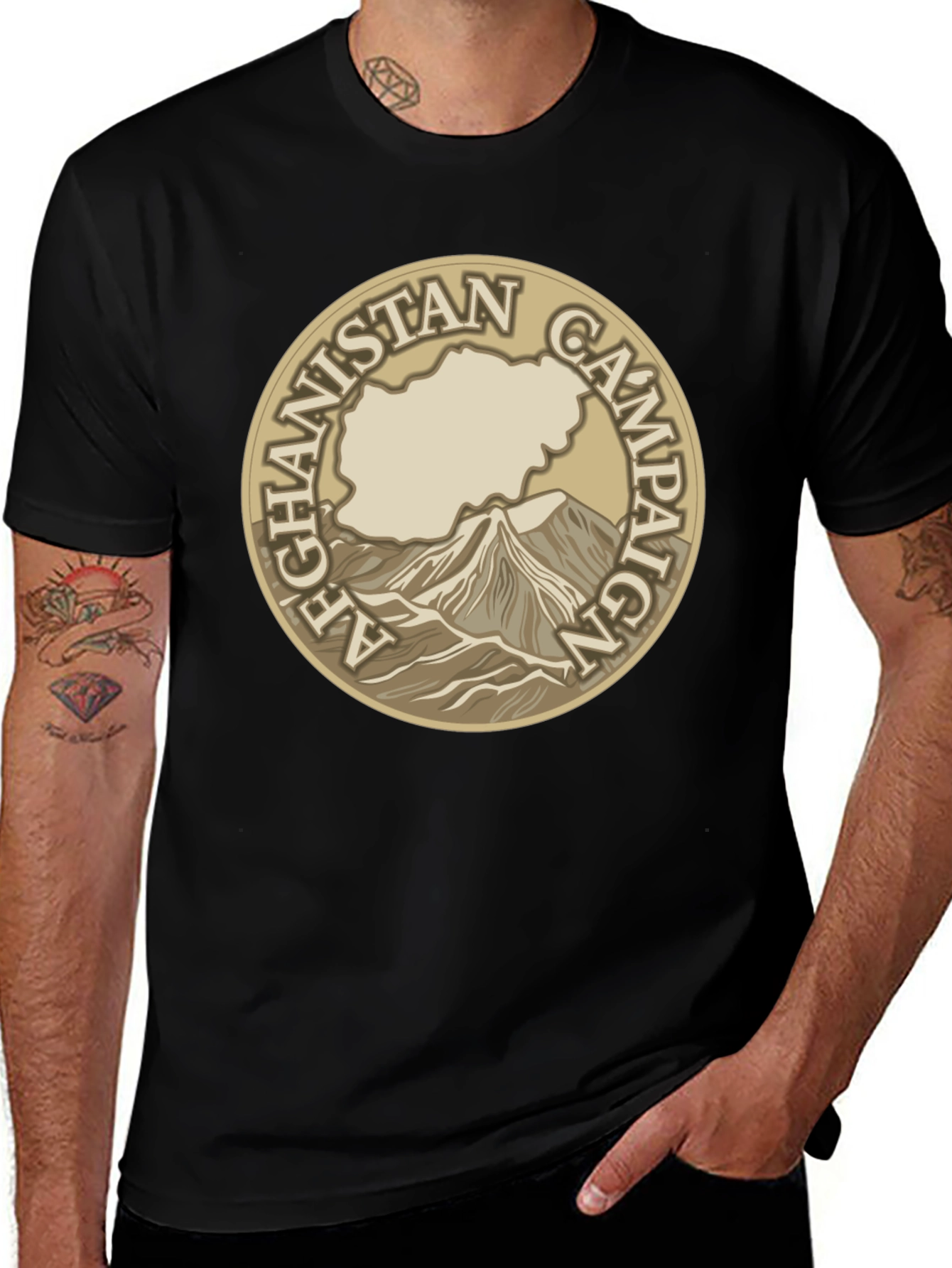 Afghanistan Campaign T-Shirt - Military Apparel