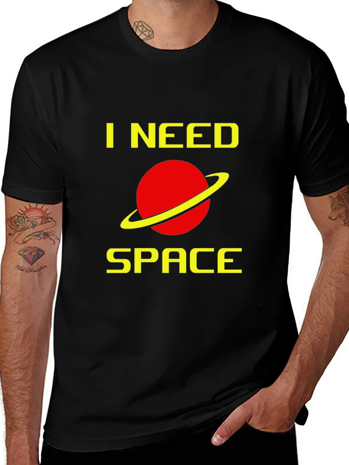 I Need Space T-Shirt - Planet Graphic Tee