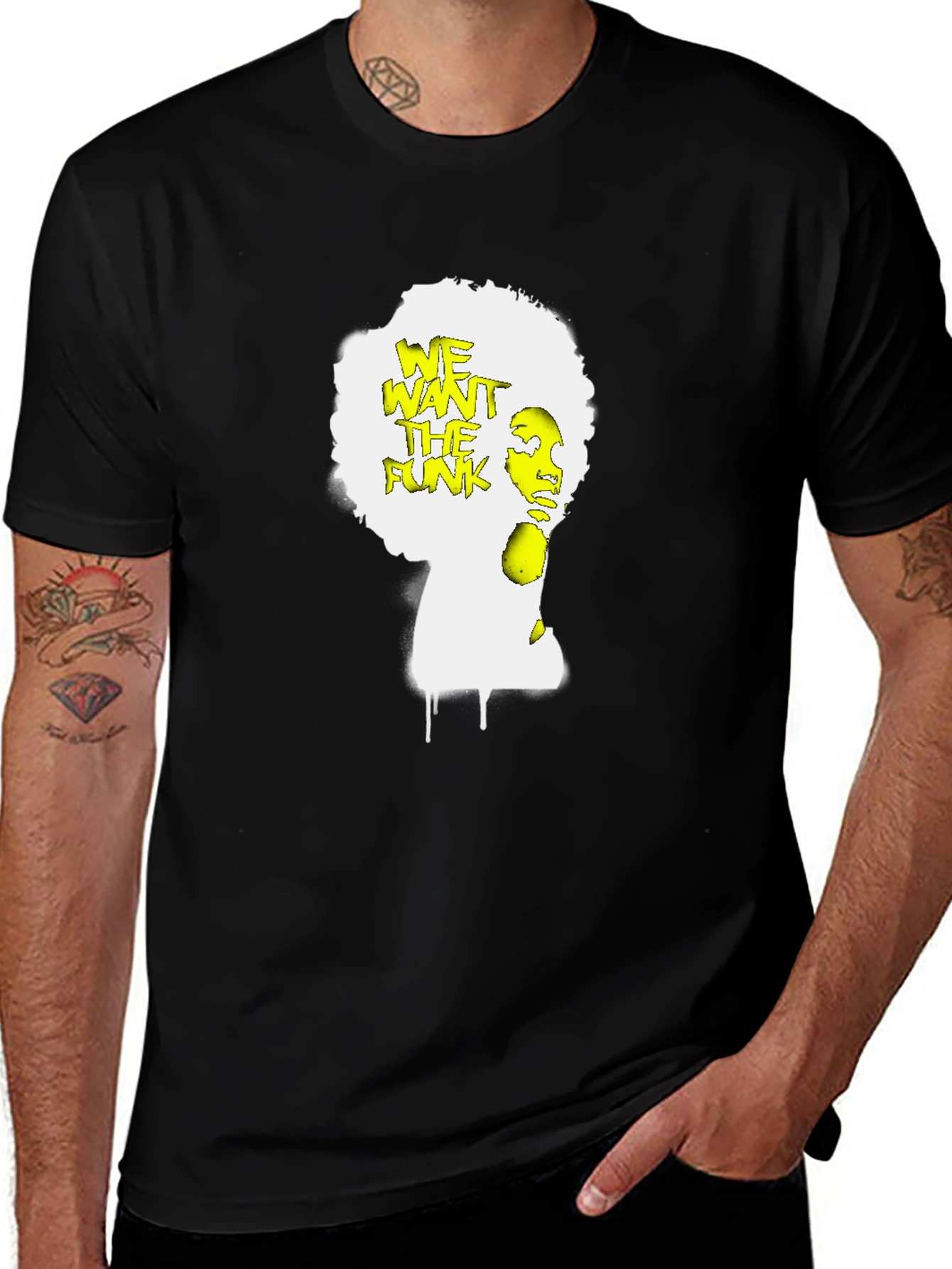 We Want the Funk Graphic T-Shirt - Black