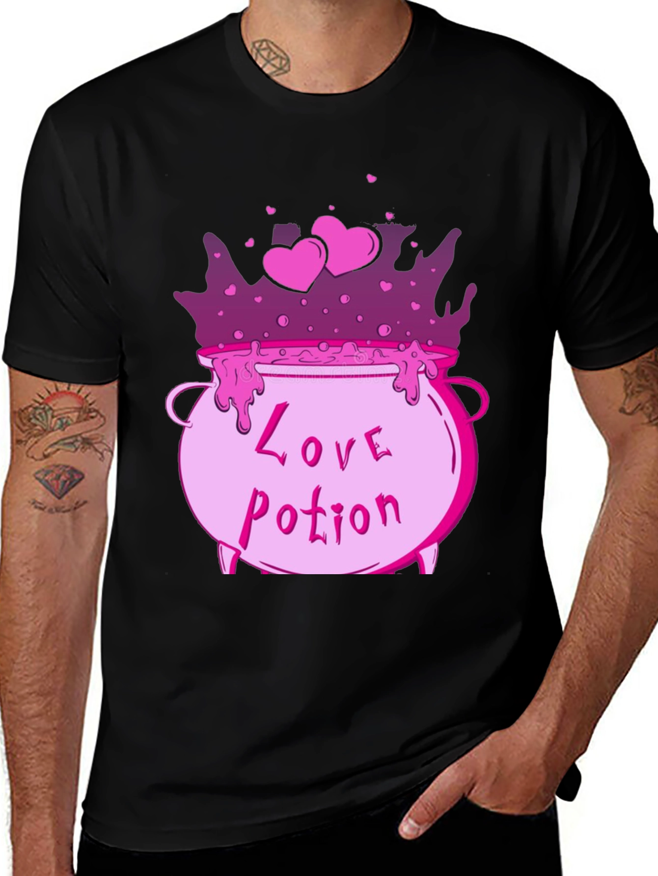 Love Potion Cauldron T-Shirt - Valentine's Day Shirt