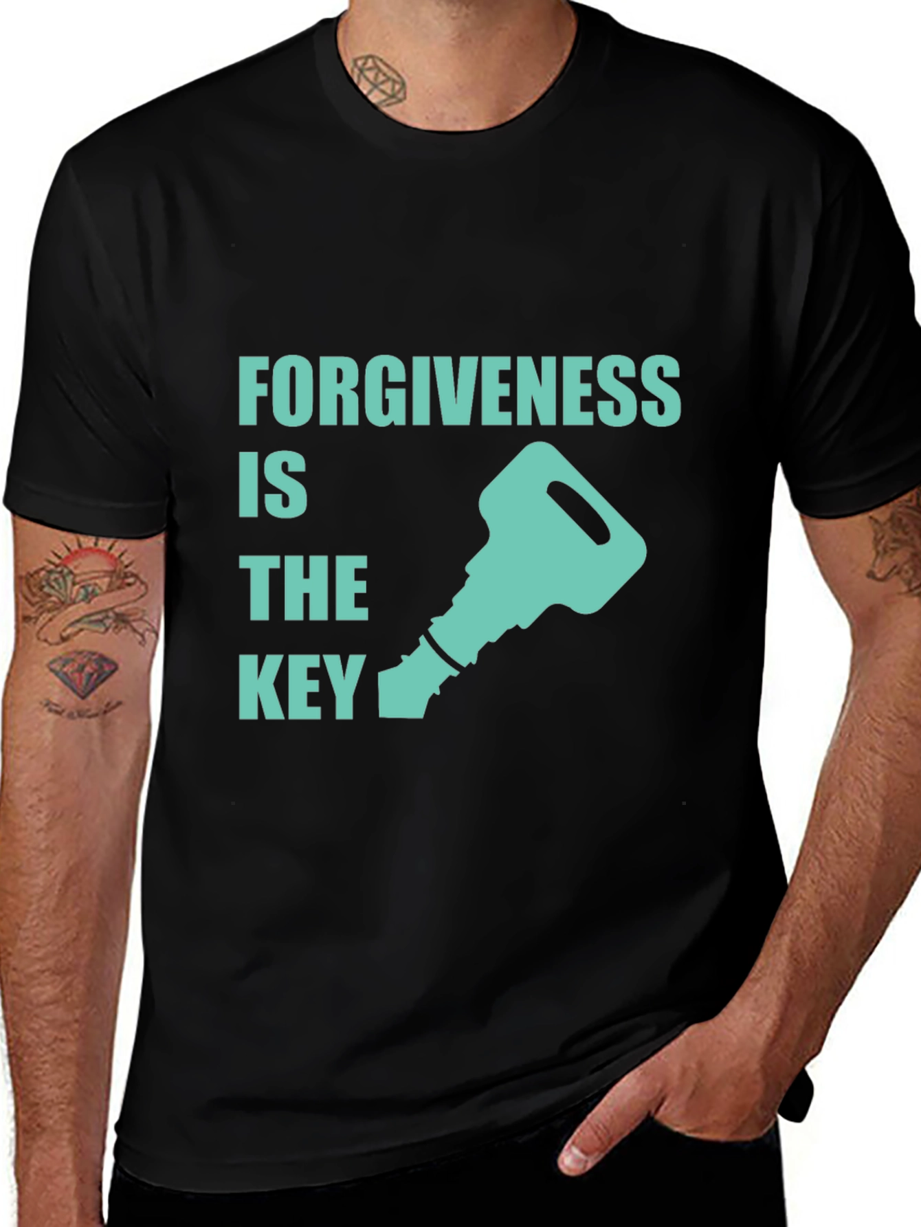 Variant 20 of Forgiveness is the Key Graphic T-Shirt