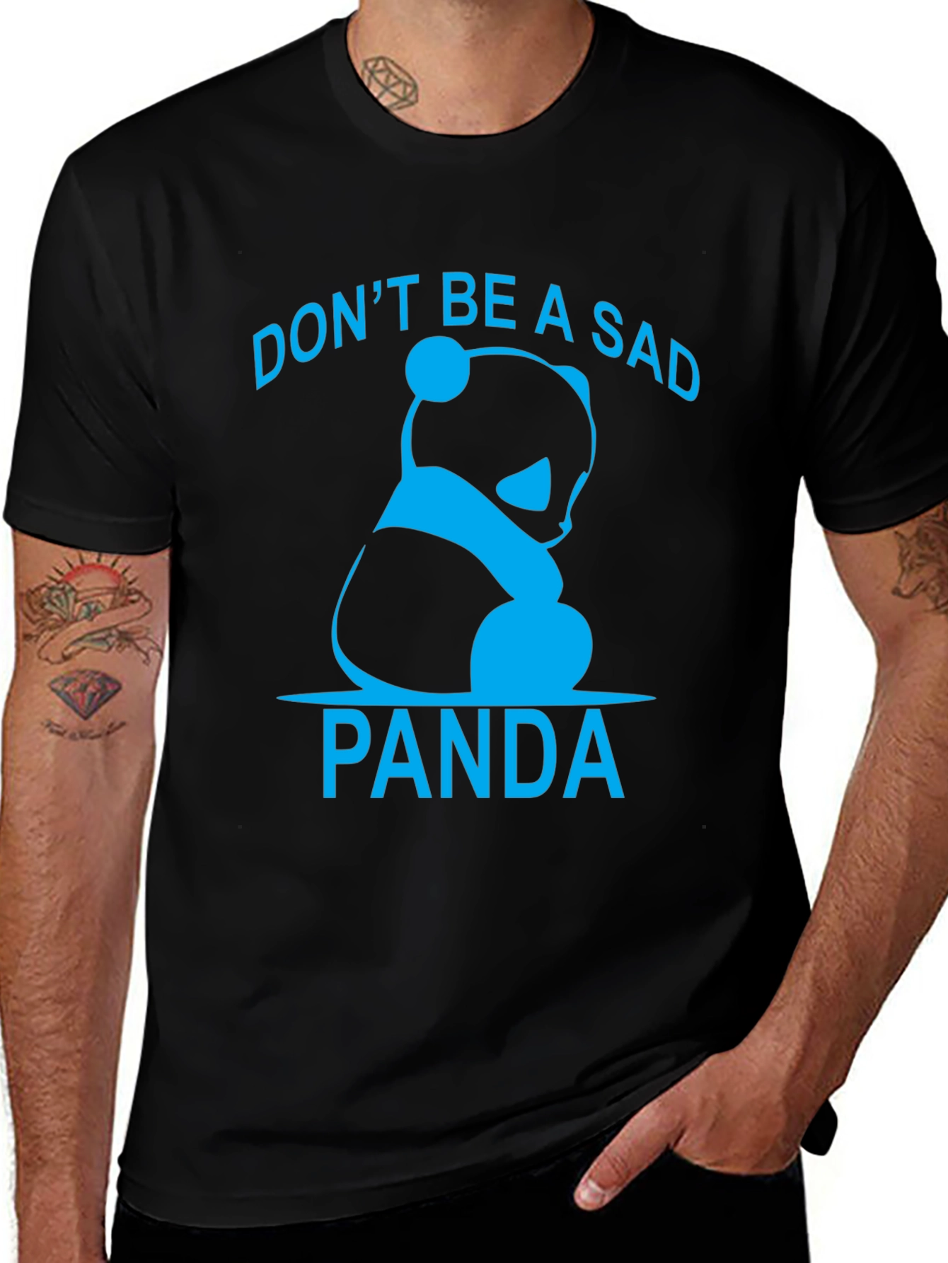 Variant 3 of Don't Be A Sad Panda Graphic T-Shirt